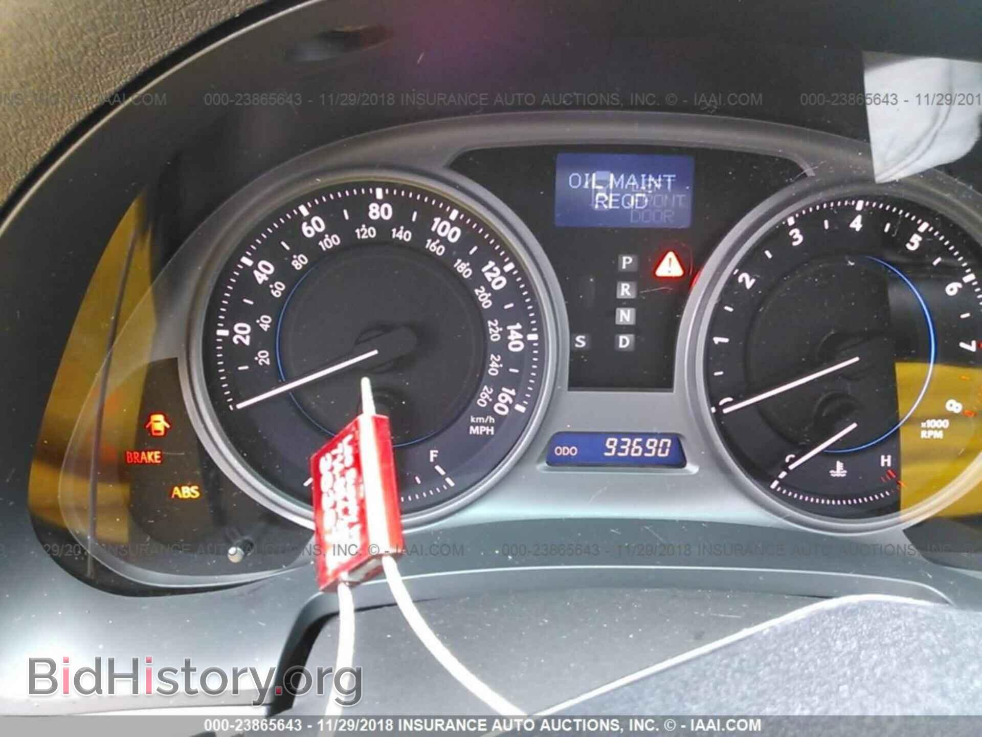 2010 LEXUS IS - VIN: JTHBF5C23A5109802 - Фото 7