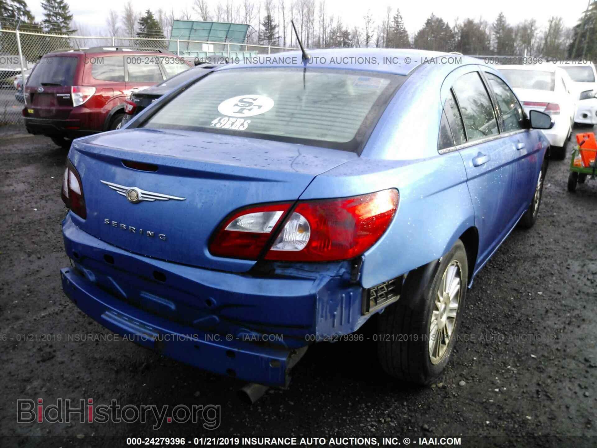 2007 CHRYSLER SEBRING - VIN: 1C3LC56R07N518506 - Фото 4