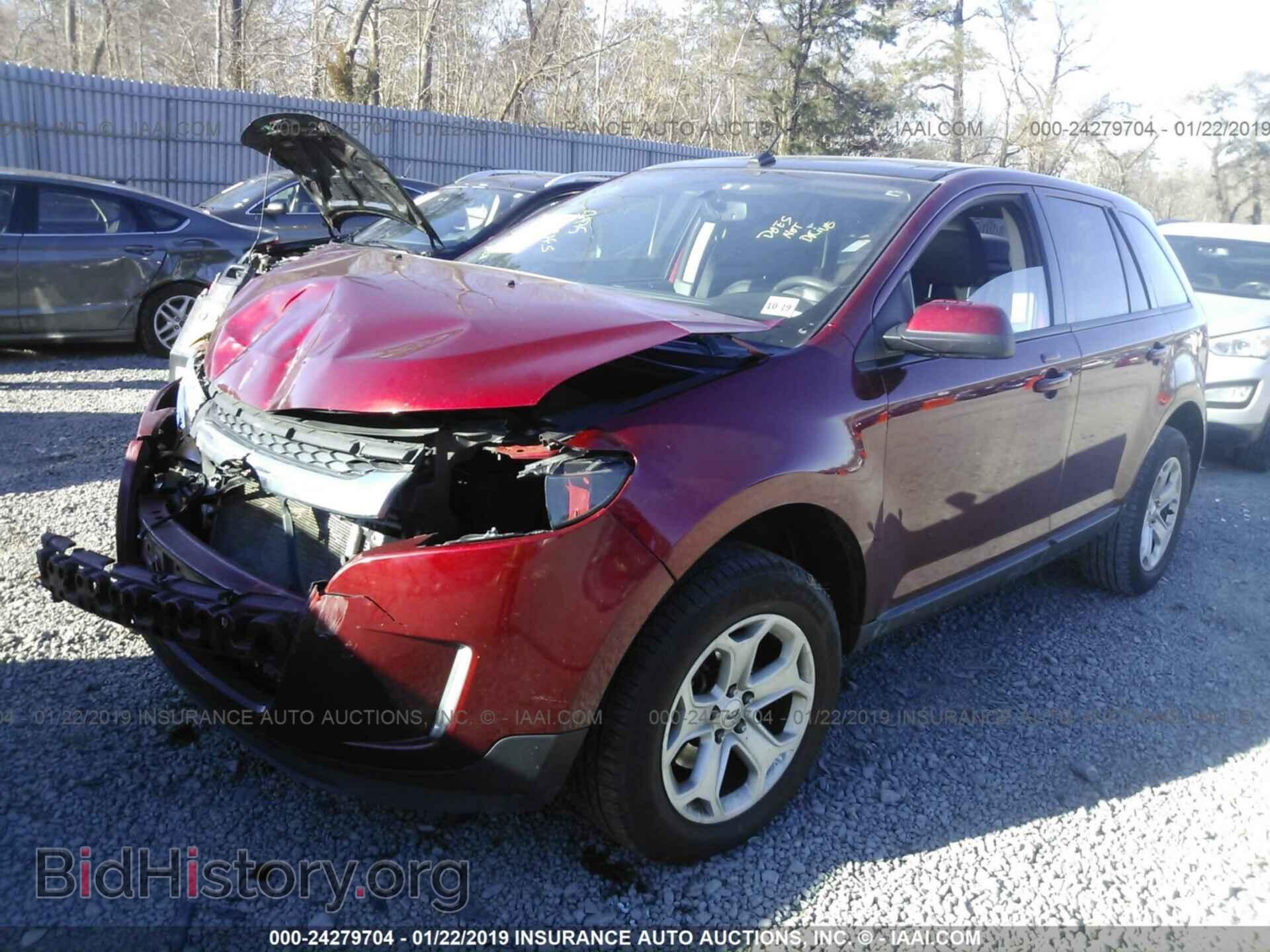 2014 FORD EDGE - VIN: 2FMDK4JCXEBB09806 - Фото 2
