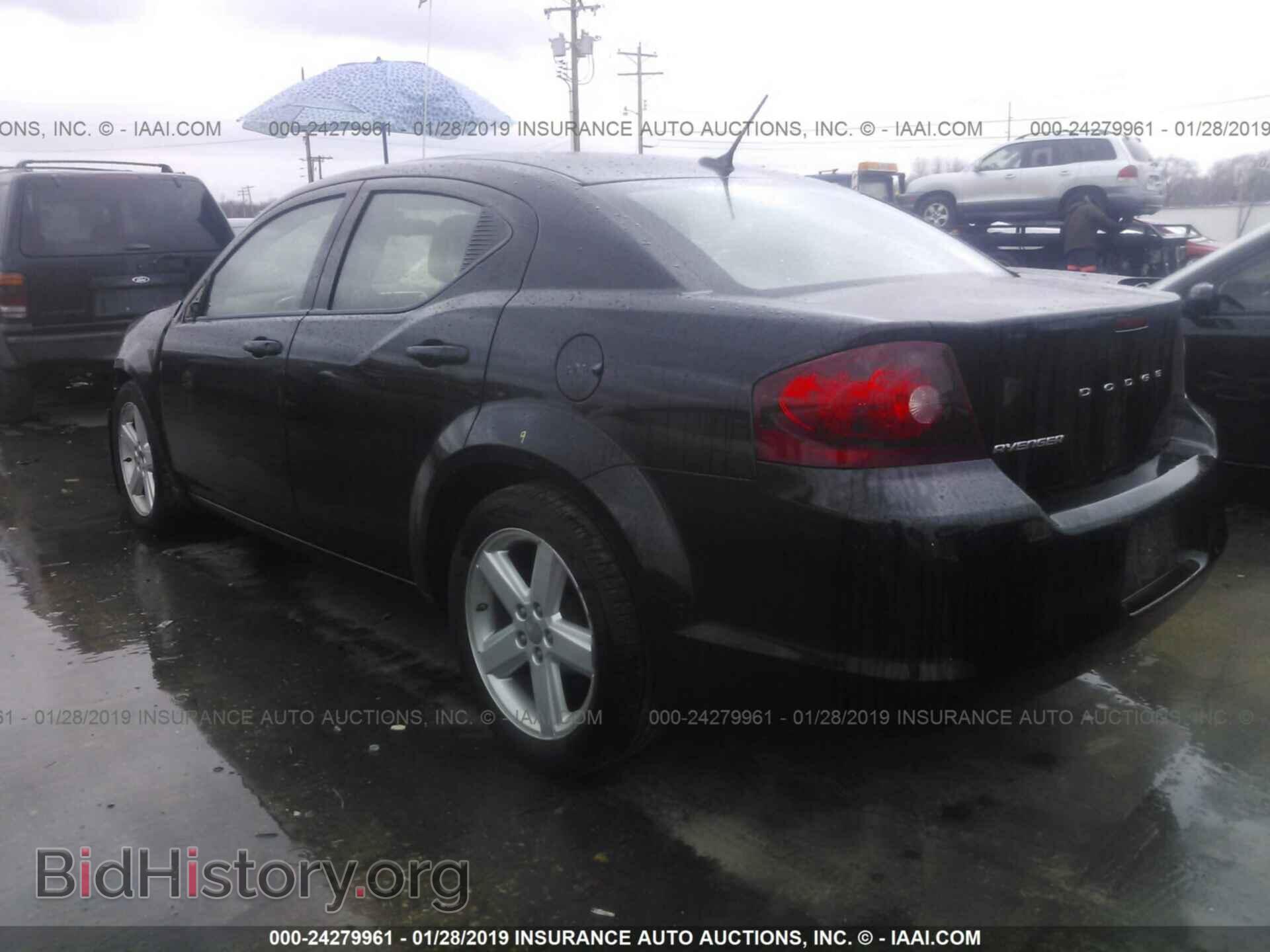 2013 DODGE AVENGER - VIN: 1C3CDZAB6DN646100 - Фото 3