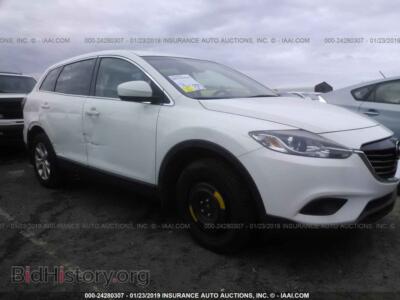 2013 Mazda CX-9 Touring, white — VIN JM3TB2CAXD0407862, IAAI