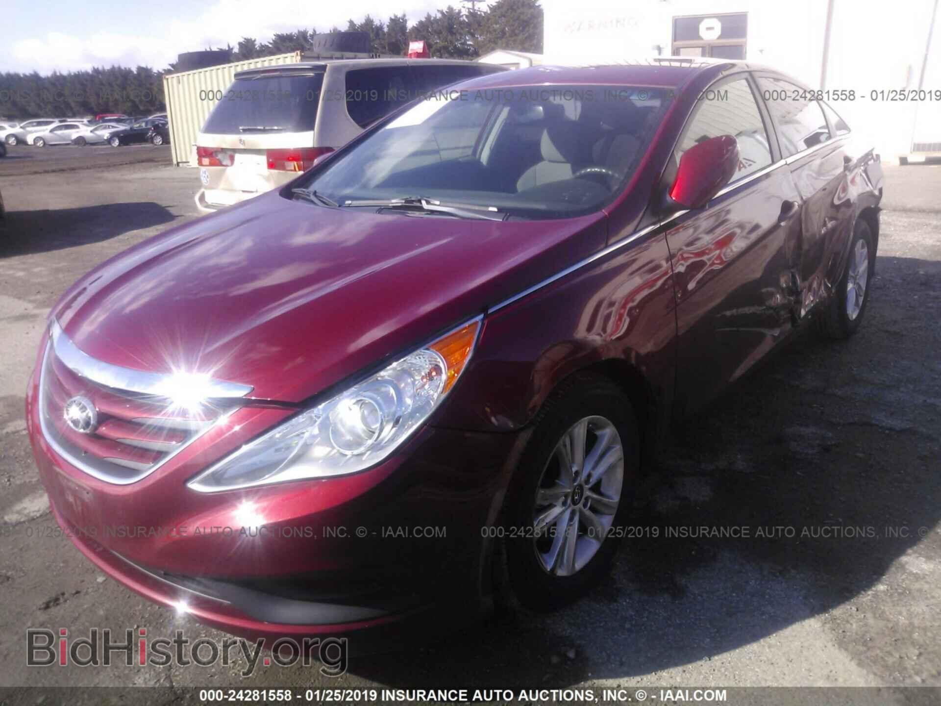2014 HYUNDAI SONATA - VIN: 5NPEB4AC0EH860216 - Фото 2