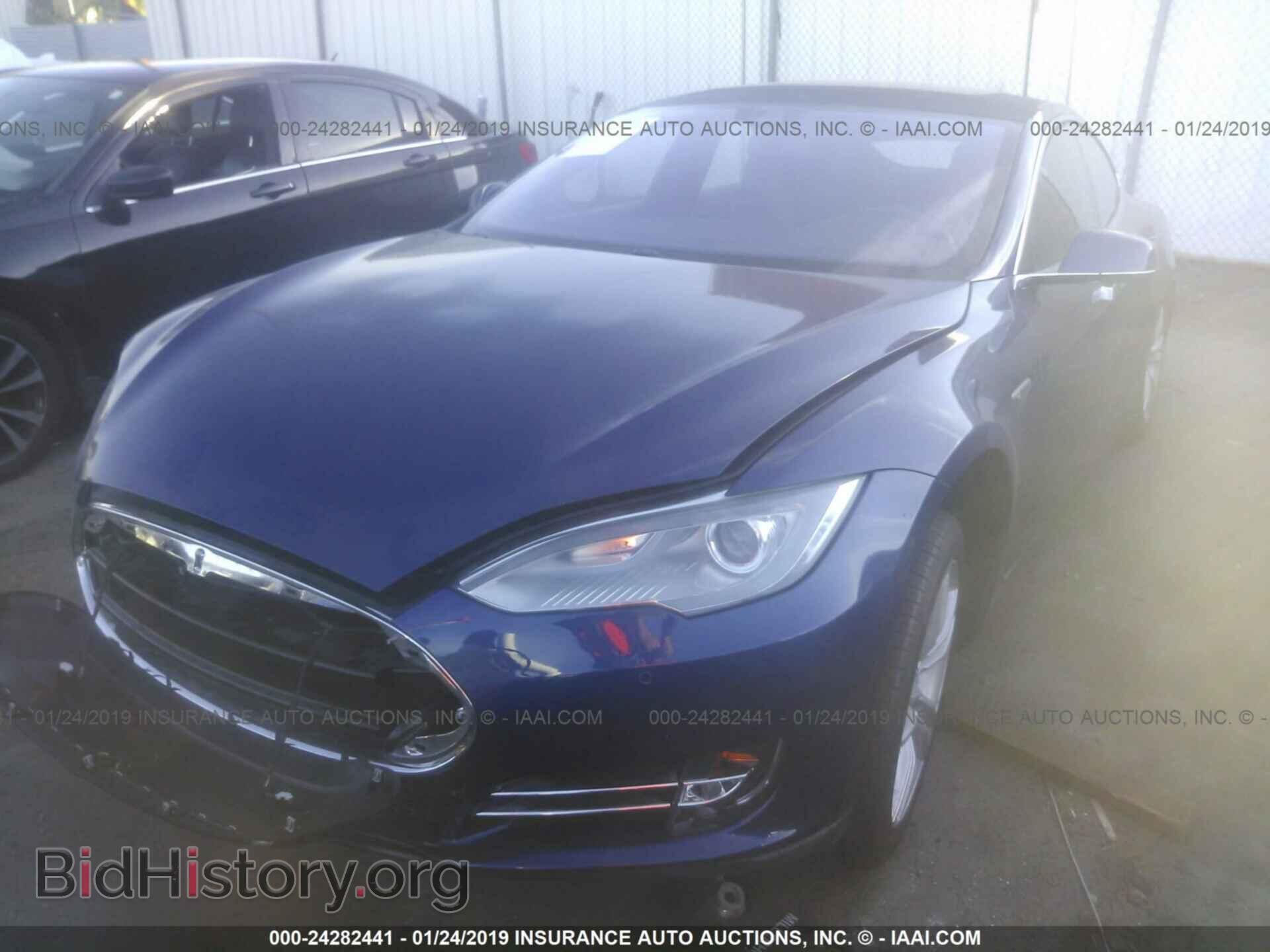 2015 TESLA MODEL S - VIN: 5YJSA1E12FF117098 - Фото 2
