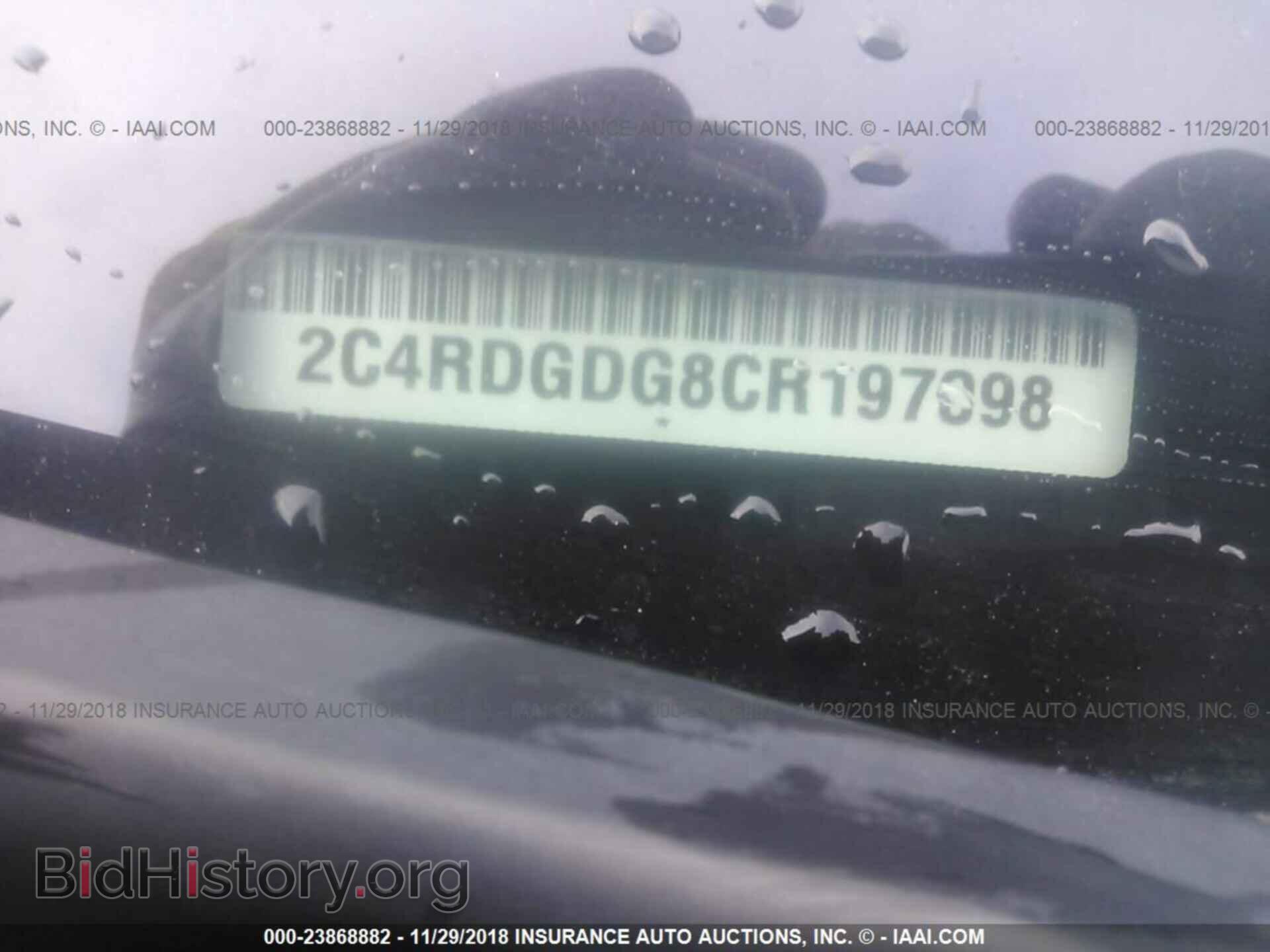 2012 DODGE GRAND CARAVAN - VIN: 2C4RDGDG8CR197098 - Фото 9