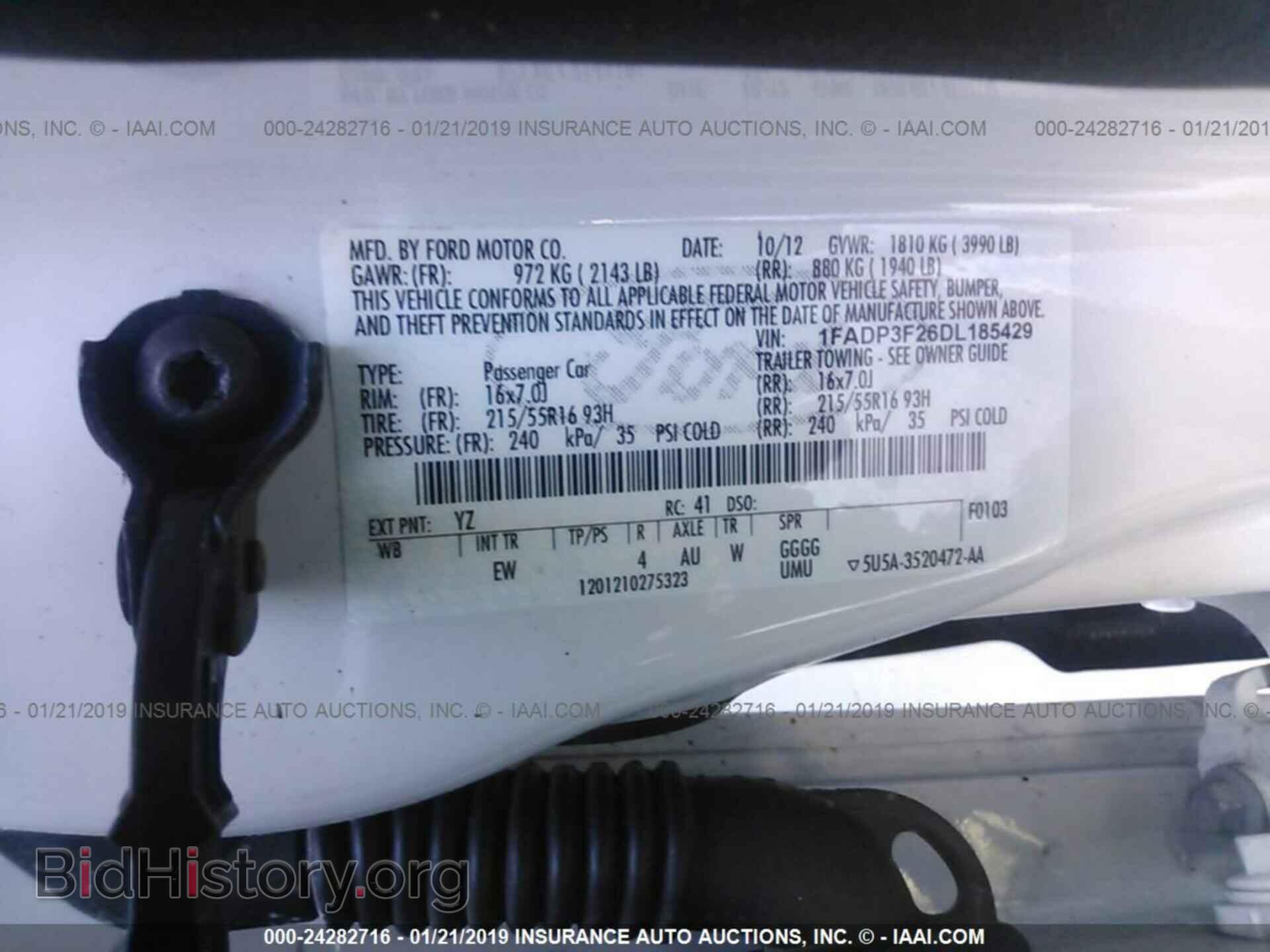 2013 FORD FOCUS - VIN: 1FADP3F26DL185429 - Photo 9