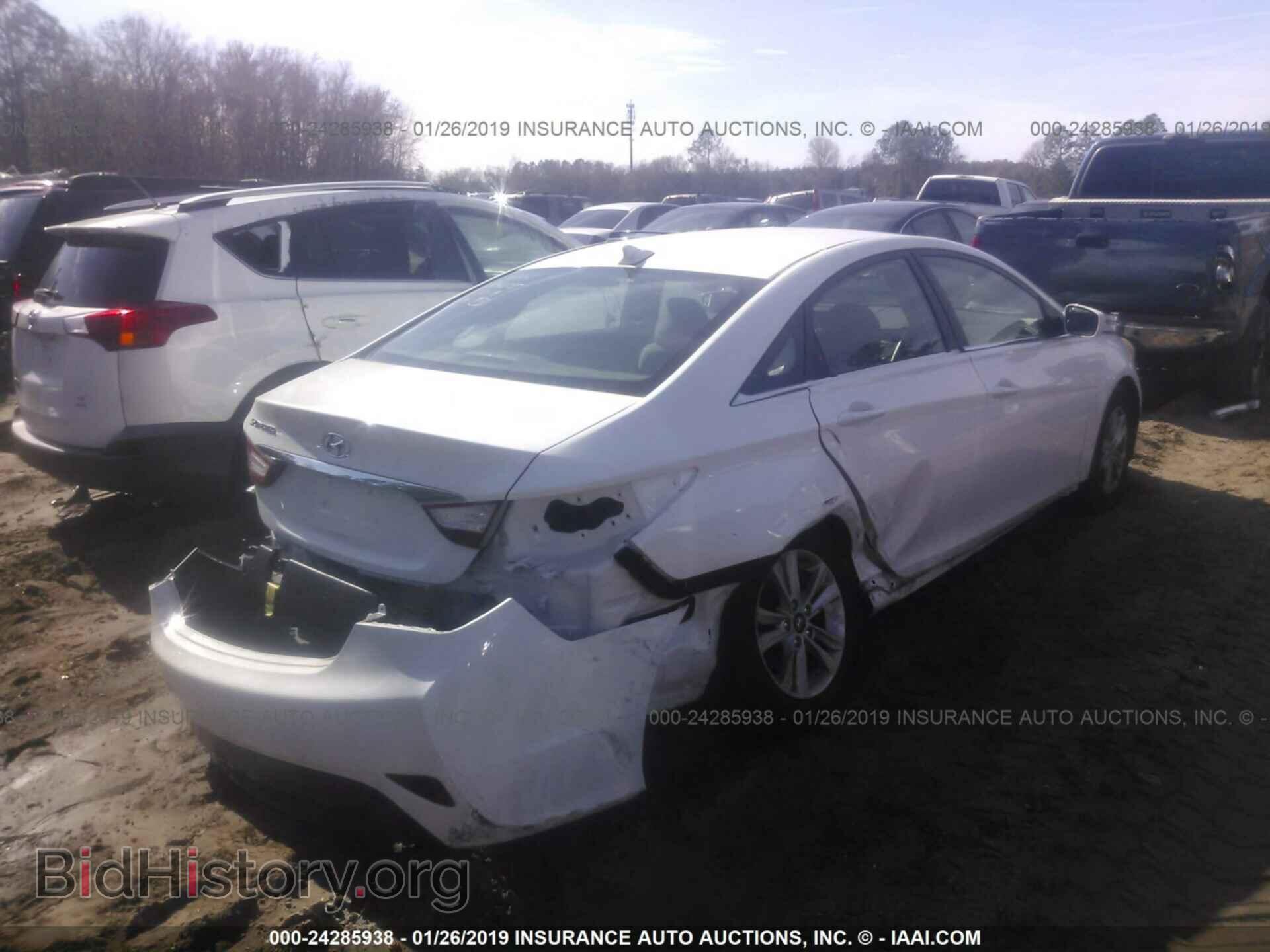 2014 HYUNDAI SONATA - VIN: 5NPEB4AC0EH840547 - Фото 4