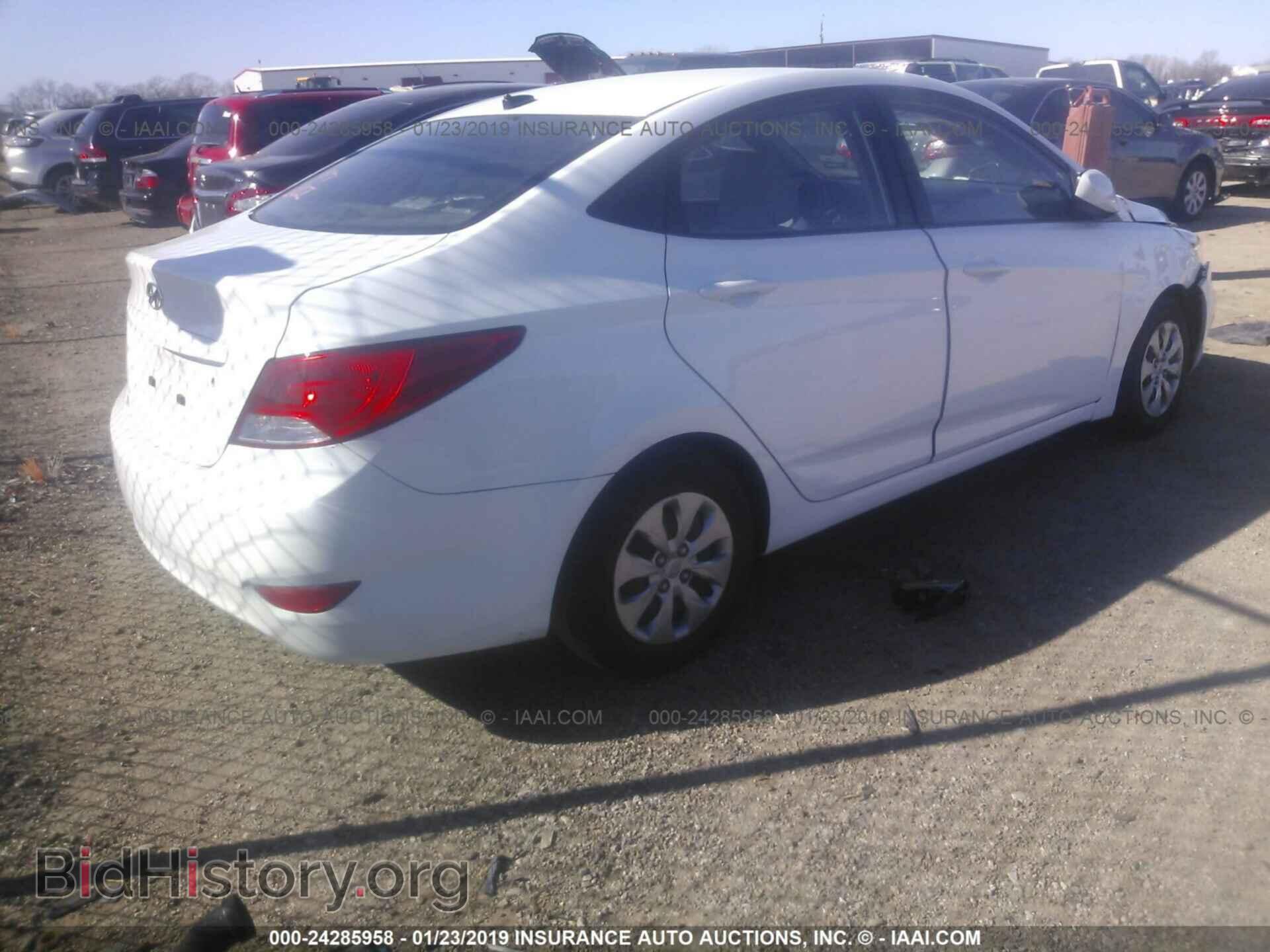 2017 HYUNDAI ACCENT - VIN: KMHCT4AE2HU192737 - Фото 4