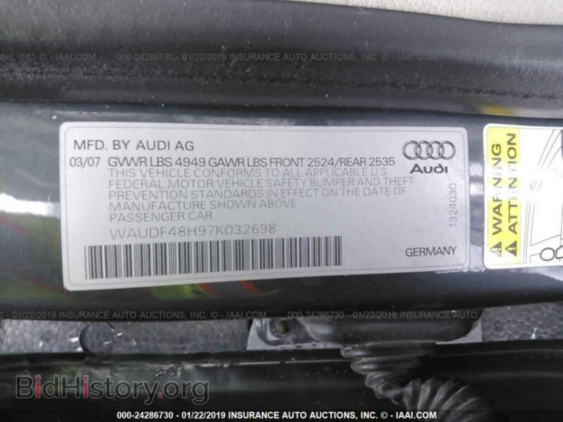 2007 Audi A4 (VIN WAUDF48H97K032698) — фото 9 из 10