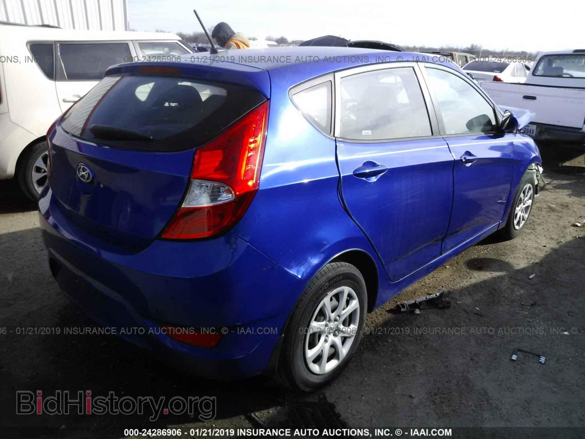 2014 HYUNDAI ACCENT - VIN: KMHCT5AE2EU180167 - Фото 4
