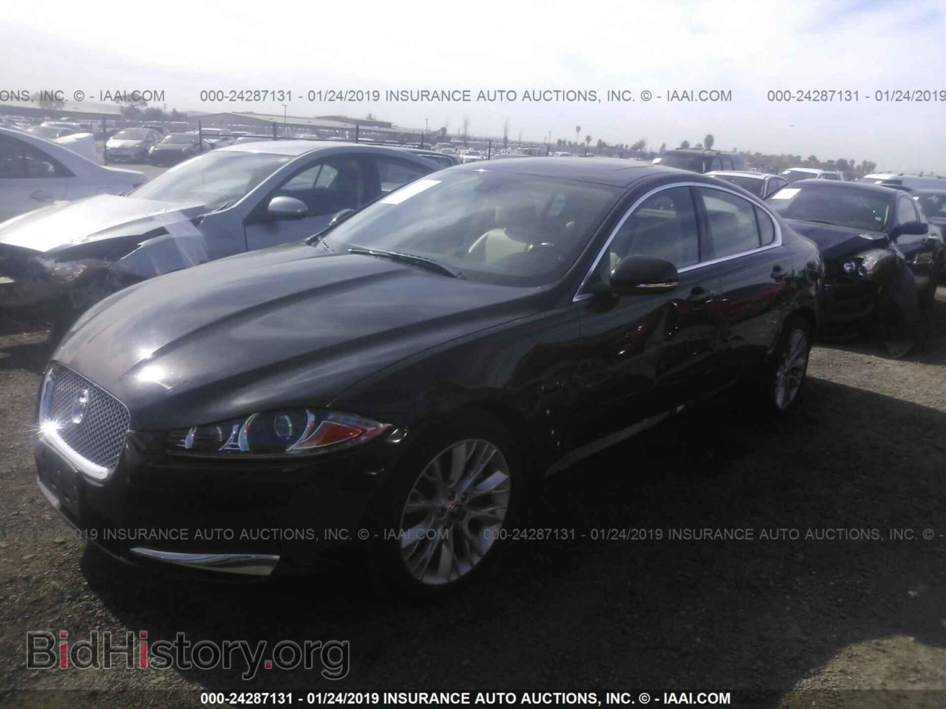 2013 JAGUAR XF - VIN: SAJWA0E70D8S61876 - Фото 2