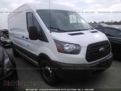 2018 Ford TRANSIT T-250, white — VIN 1FTYR2CM4JKA87992, IAAI