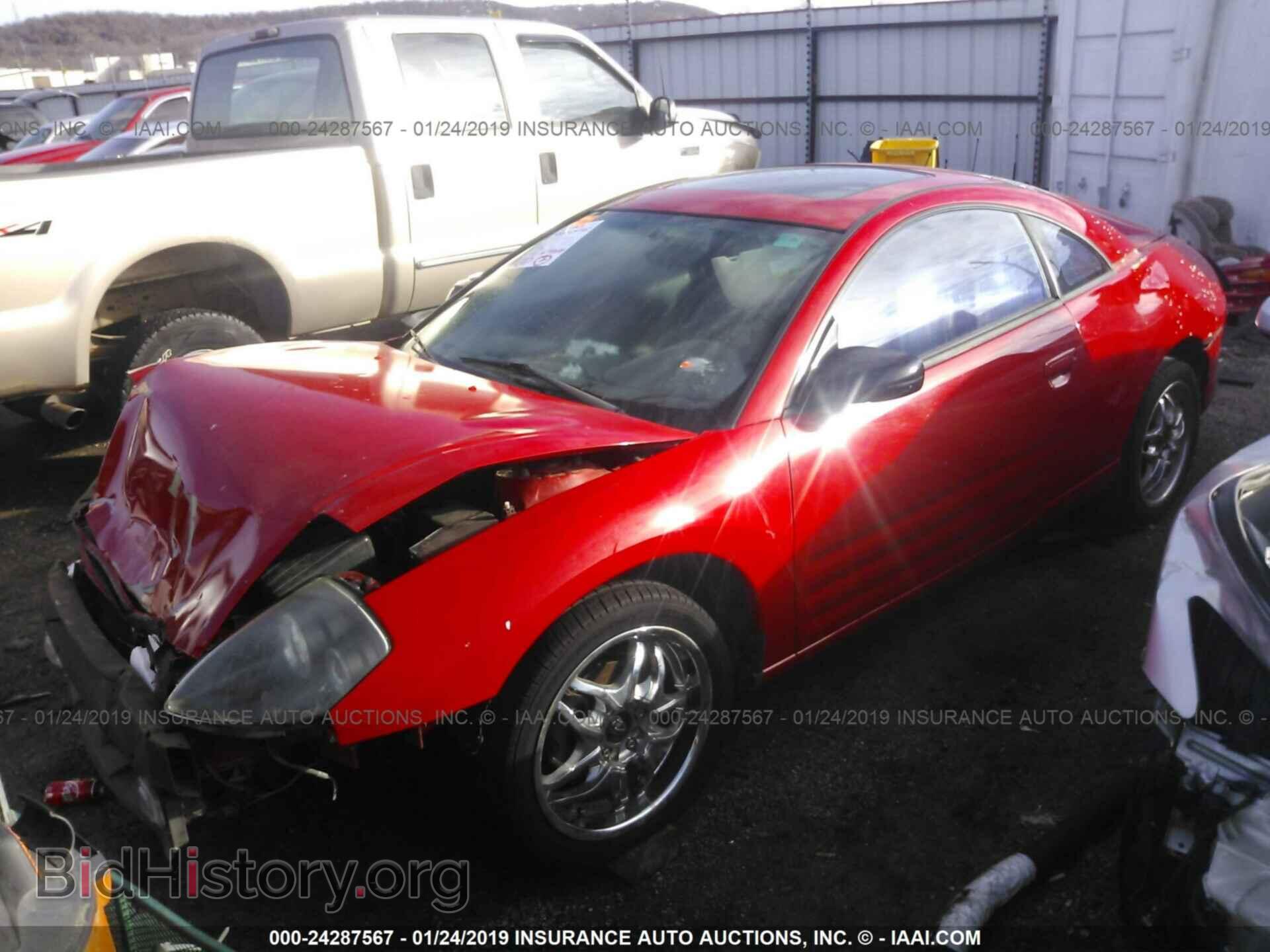 2000 MITSUBISHI ECLIPSE - VIN: 4A3AC44G7YE139466 - Фото 2