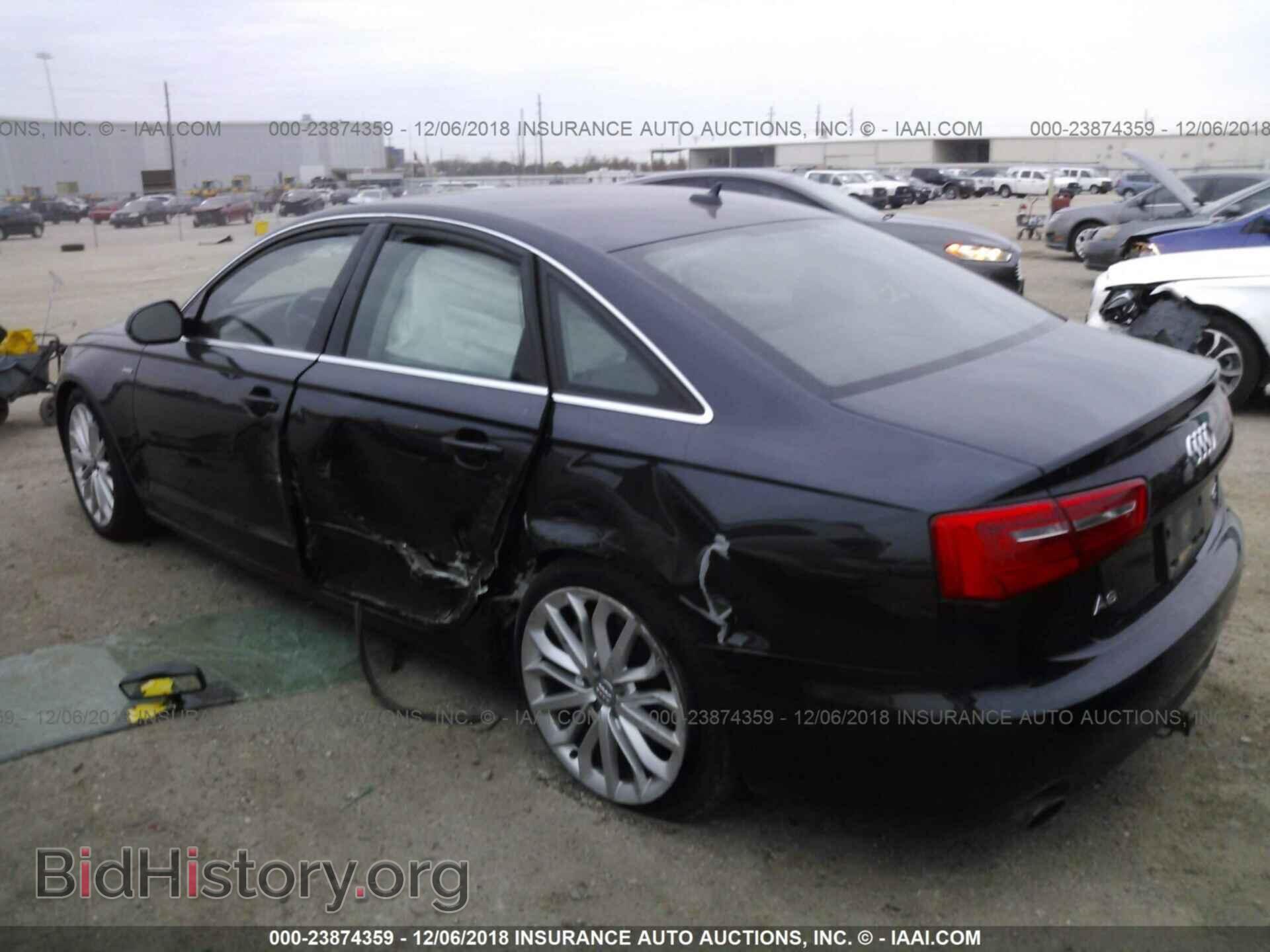 2012 AUDI A6 - VIN: WAUGGAFC6CN107589 - Фото 3