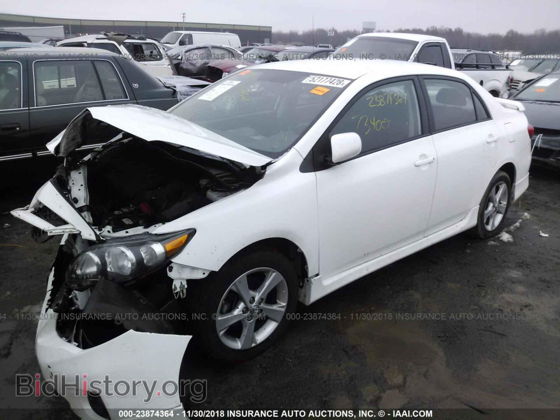 2013 TOYOTA COROLLA - VIN: 2T1BU4EE5DC986422 - Фото 2