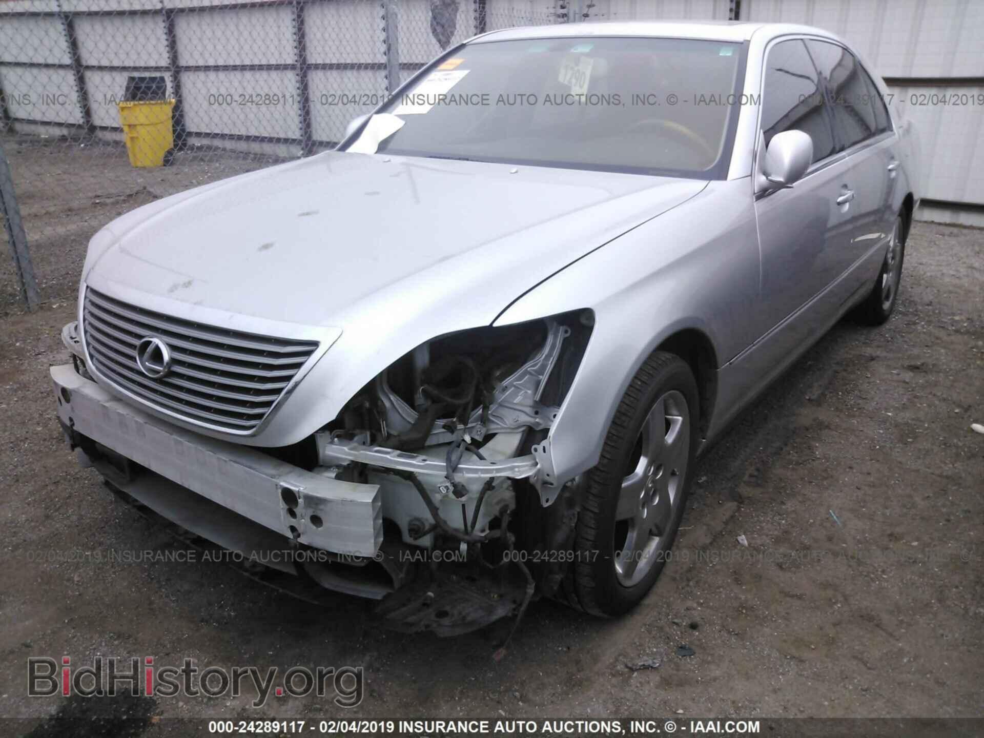 2005 LEXUS LS - VIN: JTHBN36FX55010390 - Фото 2