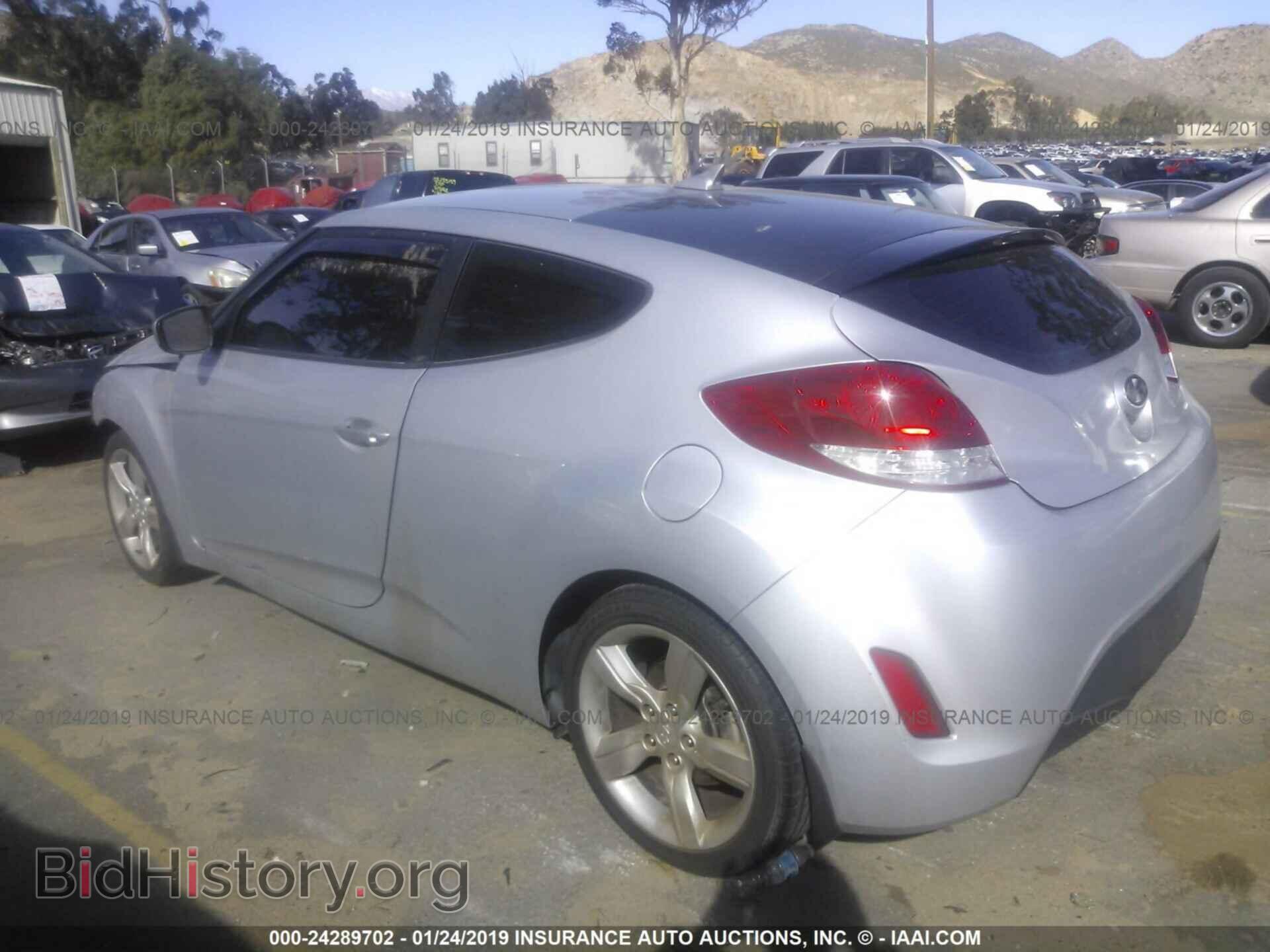 2013 HYUNDAI VELOSTER - VIN: KMHTC6AD2DU176163 - Фото 3
