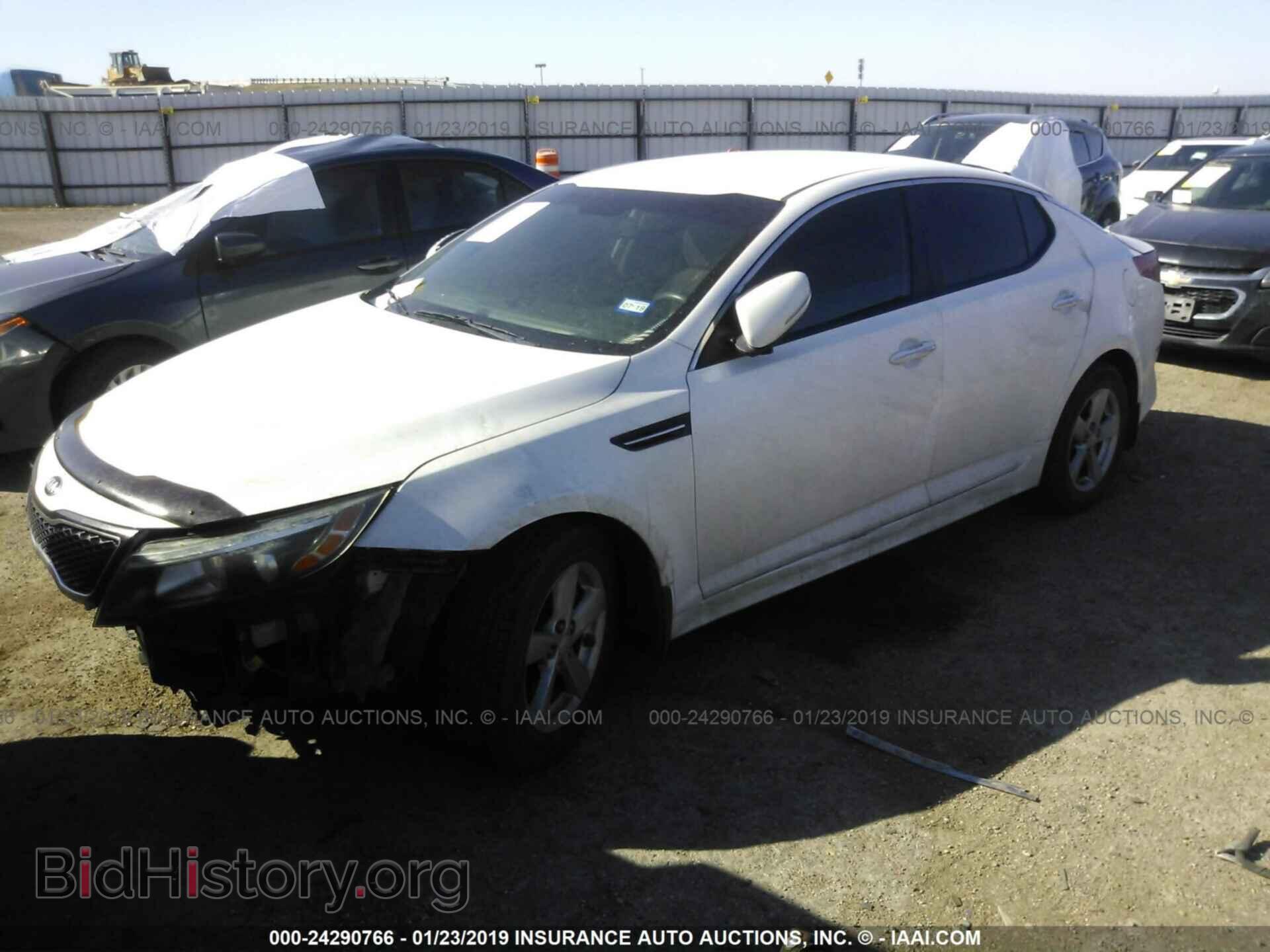 2015 KIA OPTIMA - VIN: KNAGM4A74F5530258 - Фото 2