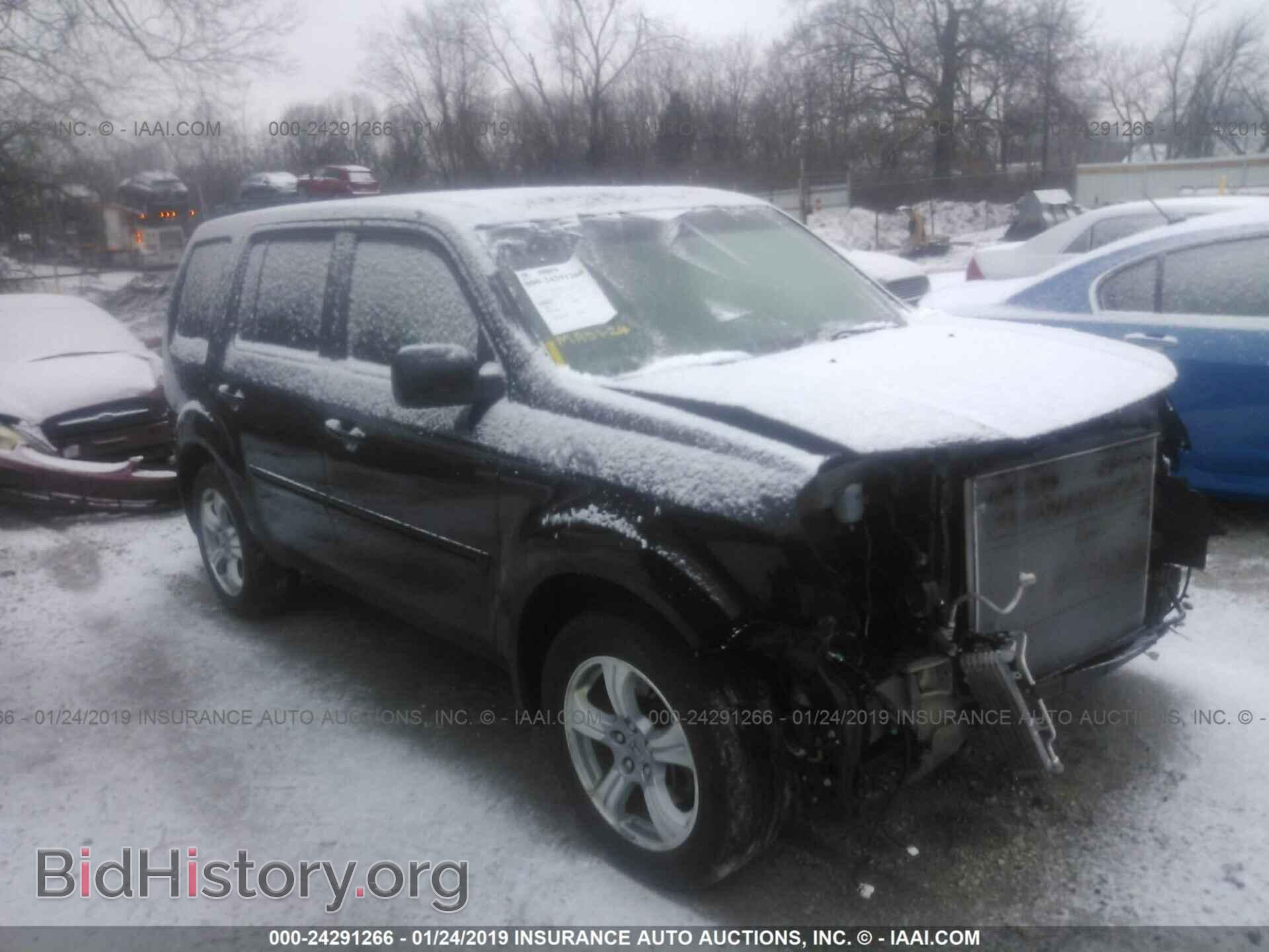 Photo 5FNYF4H49CB052068 - HONDA PILOT 2012