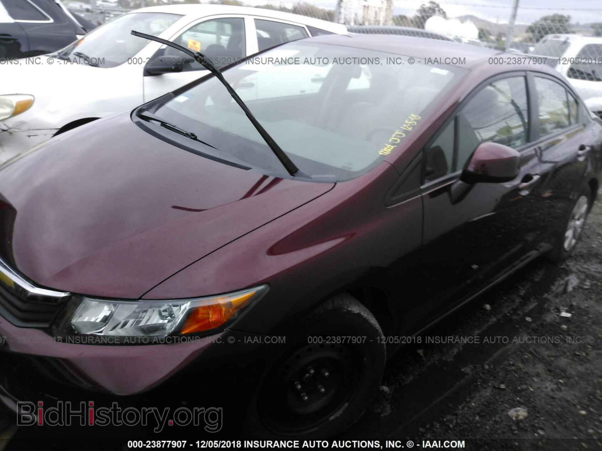 2012 HONDA CIVIC - VIN: 19XFB2F55CE345829 - Фото 2