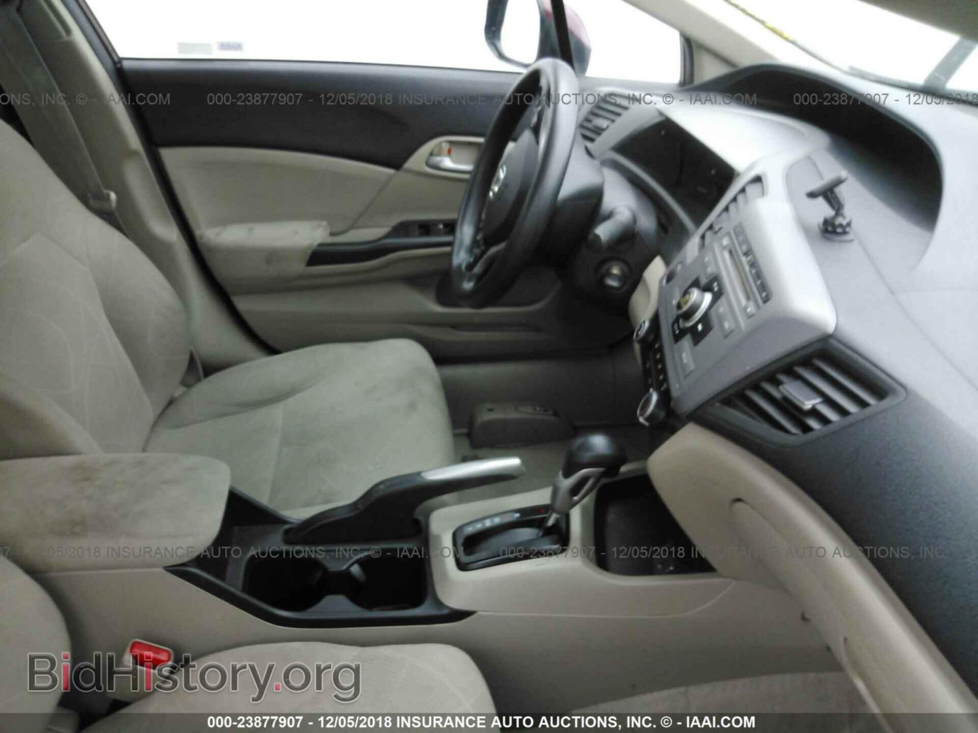 2012 HONDA CIVIC - VIN: 19XFB2F55CE345829 - Фото 5