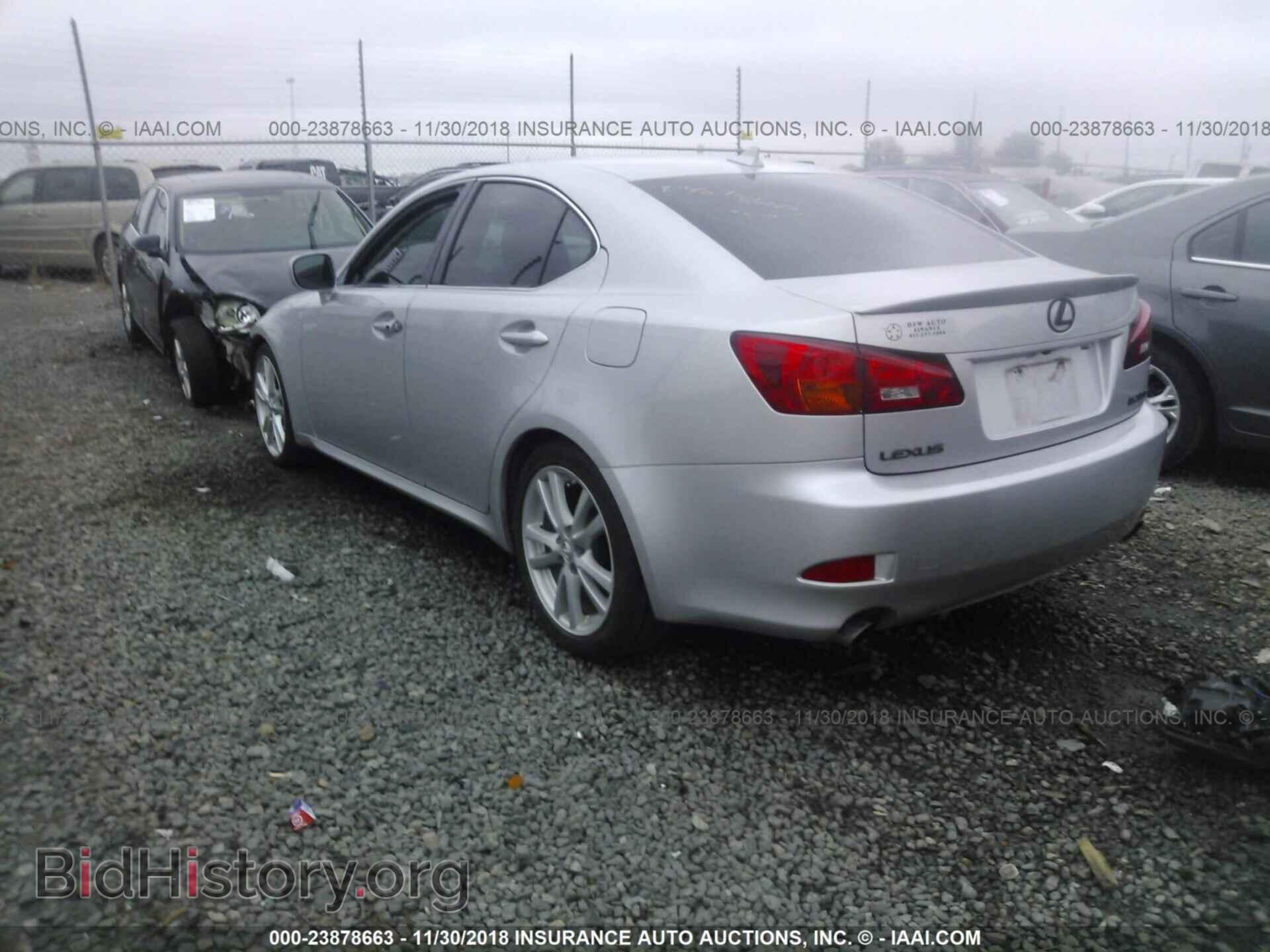 2007 LEXUS IS - VIN: JTHBE262375016106 - Фото 3