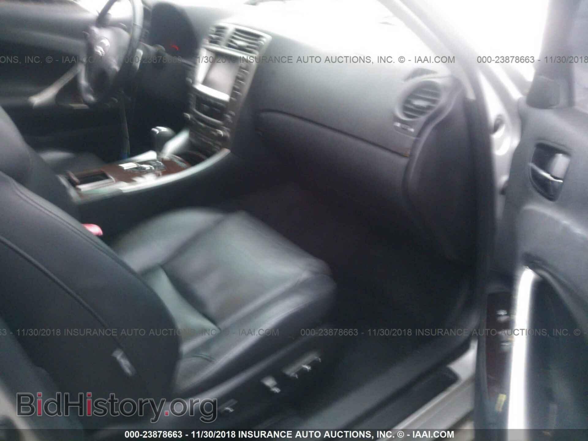 2007 LEXUS IS - VIN: JTHBE262375016106 - Фото 5