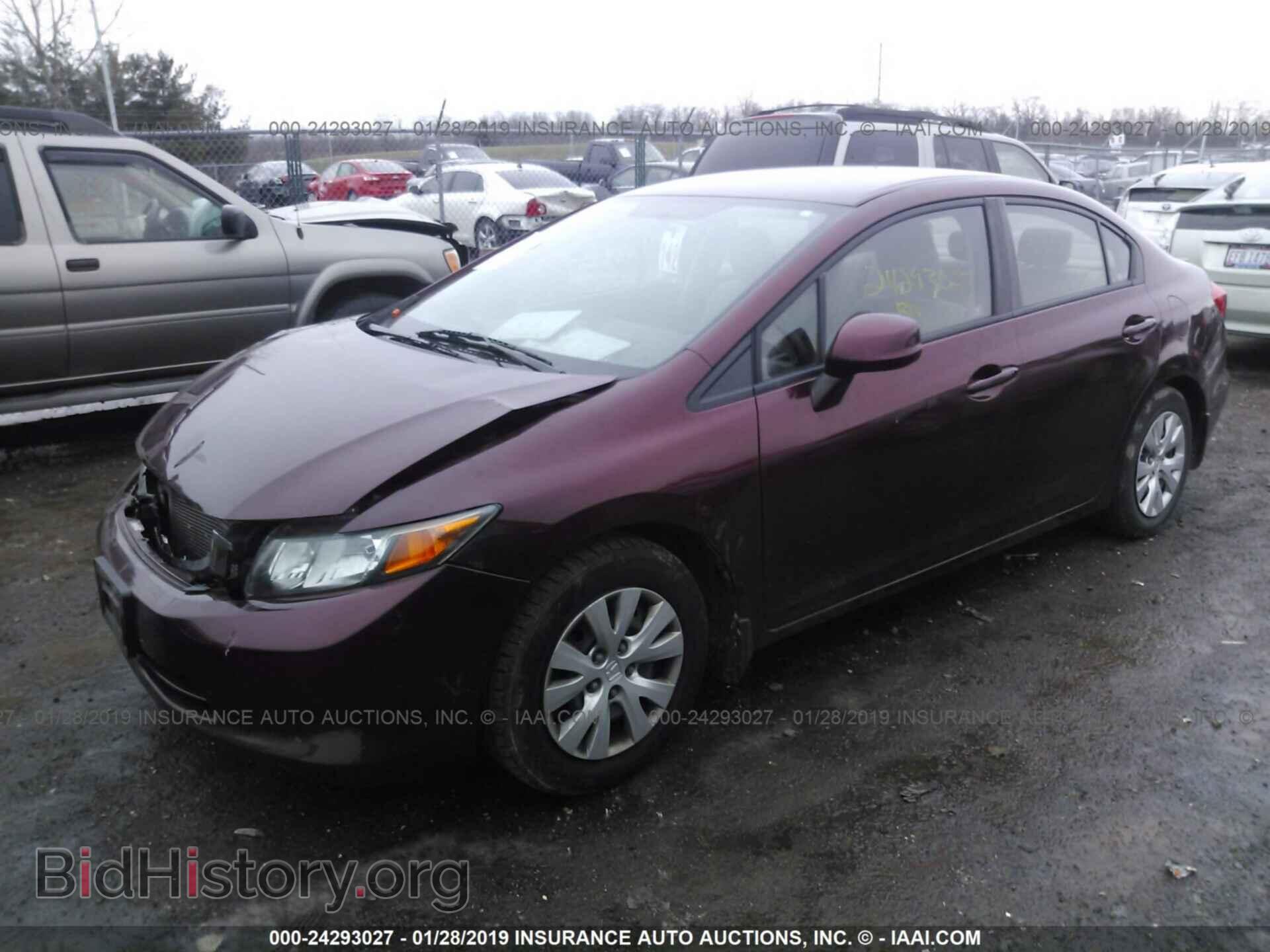 2012 HONDA CIVIC - VIN: 19XFB2F56CE374918 - Фото 2