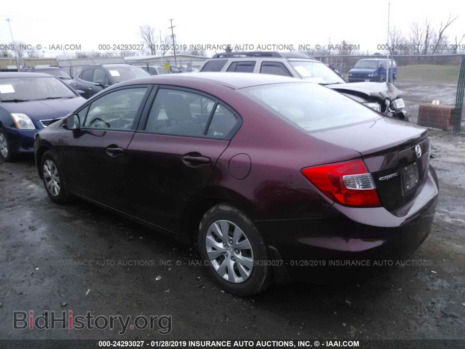 2012 HONDA CIVIC - VIN: 19XFB2F56CE374918 - Фото 3