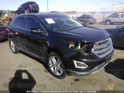 2016 Ford EDGE, black — VIN 2FMPK4K97GBB06302, IAAI