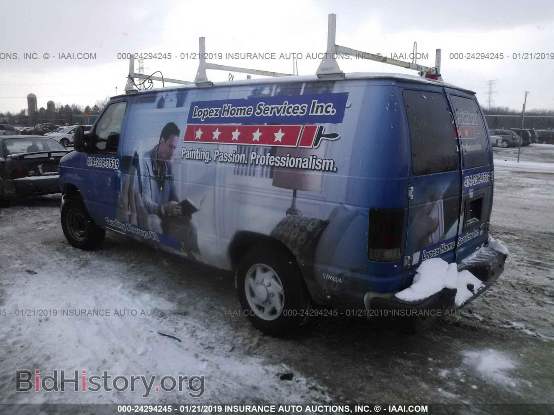 2008 FORD ECONOLINE - VIN: 1FTNE14W68DA34492 - Фото 3