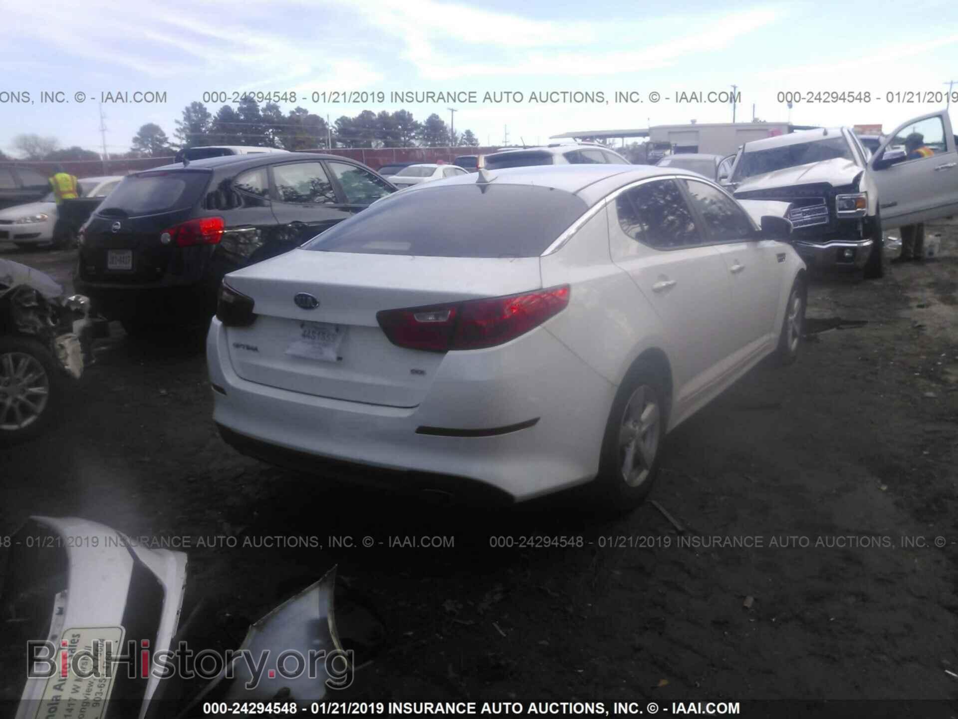 2014 KIA OPTIMA - VIN: KNAGM4A77E5452461 - Photo 4