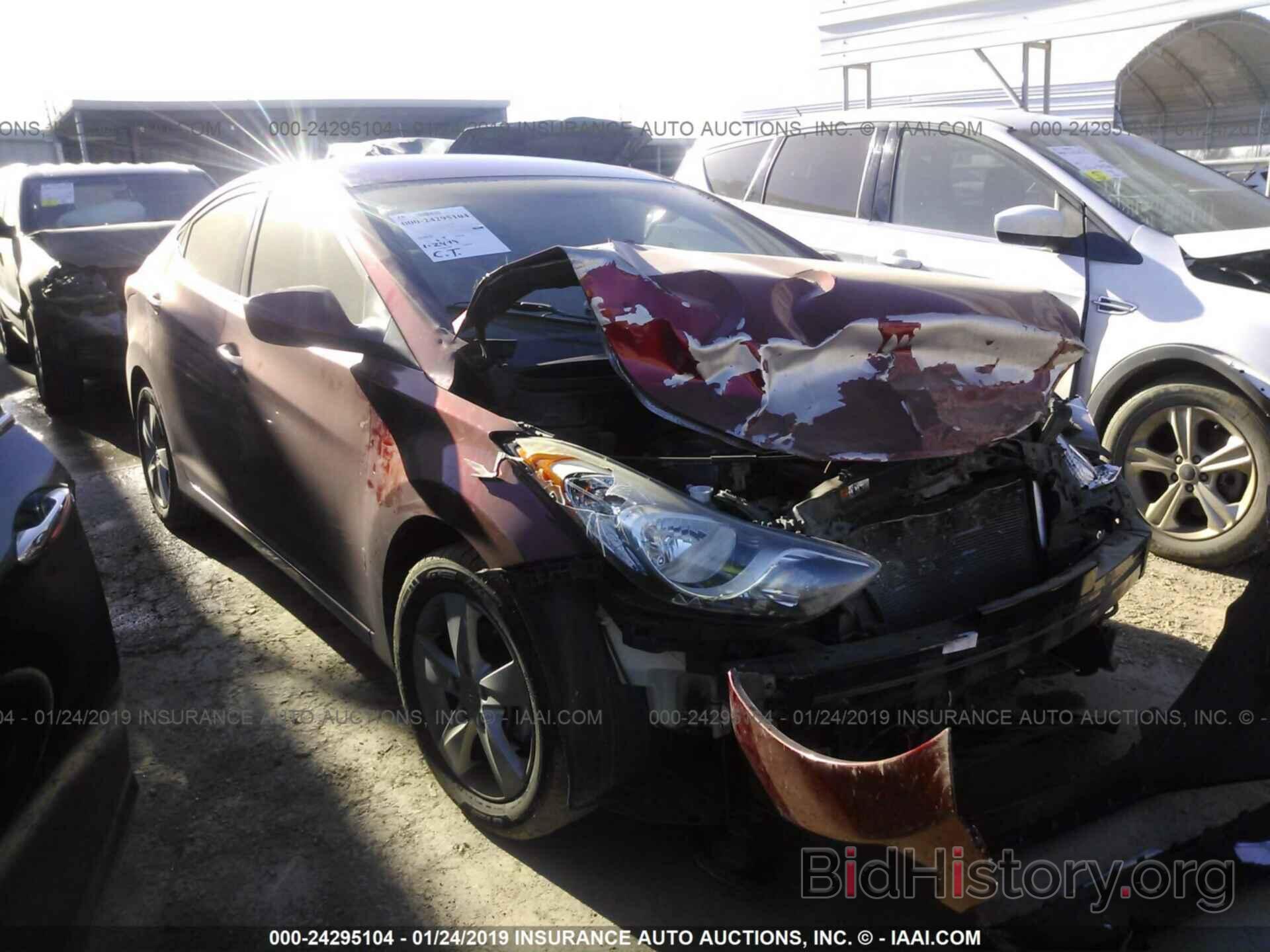 Photo 5NPDH4AE7DH267558 - HYUNDAI ELANTRA 2013