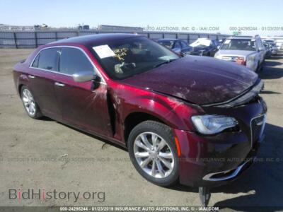 2016 Chrysler 300C, red — VIN 2C3CCAKG5GH296020, IAAI