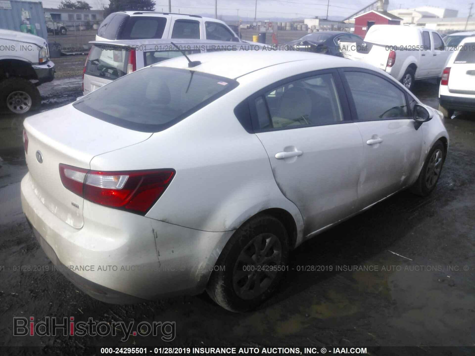 2014 KIA RIO - VIN: KNADM4A36E6340308 - Фото 4