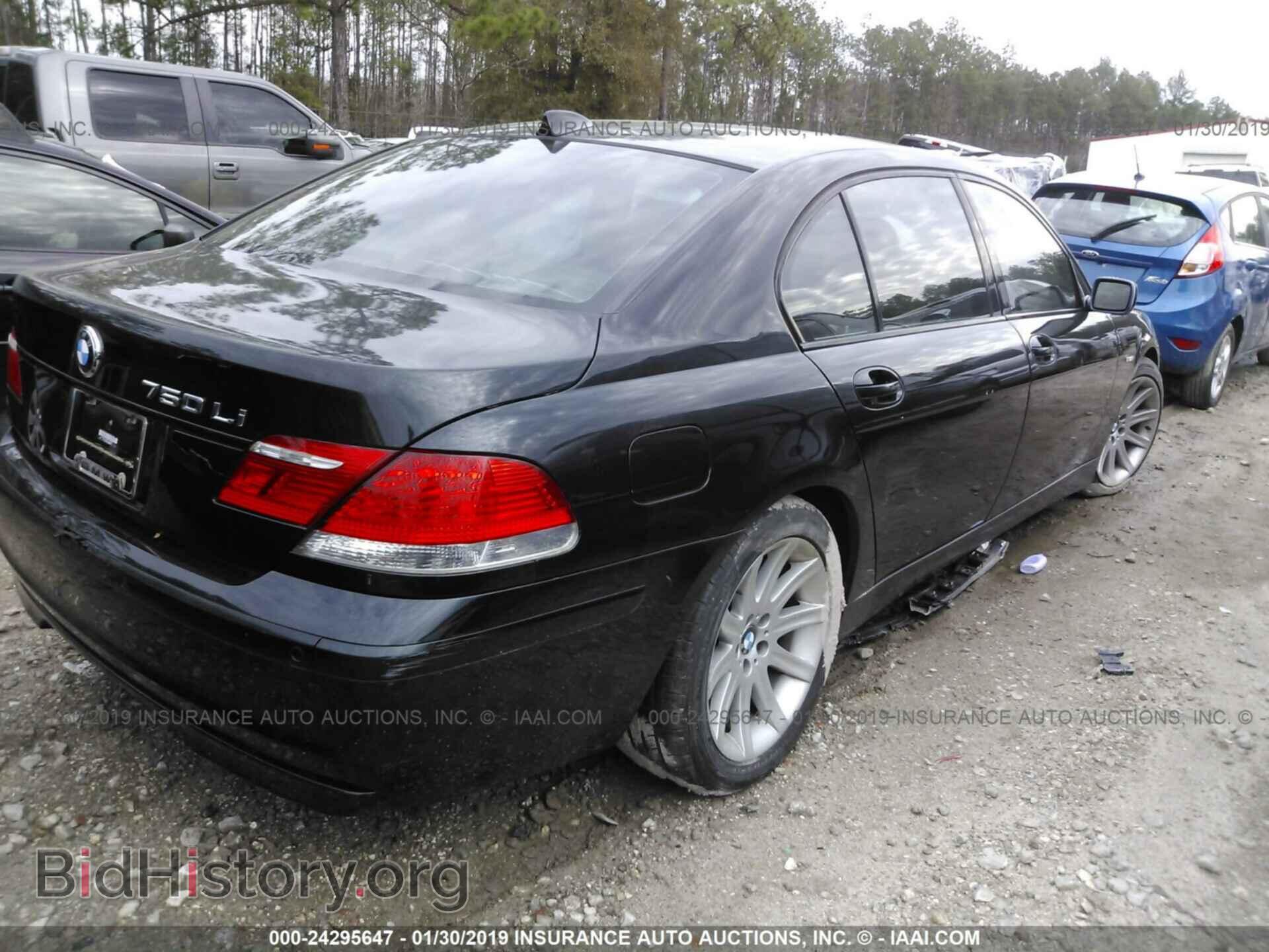 2006 BMW 750 - VIN: WBAHN83516DT31341 - Фото 4
