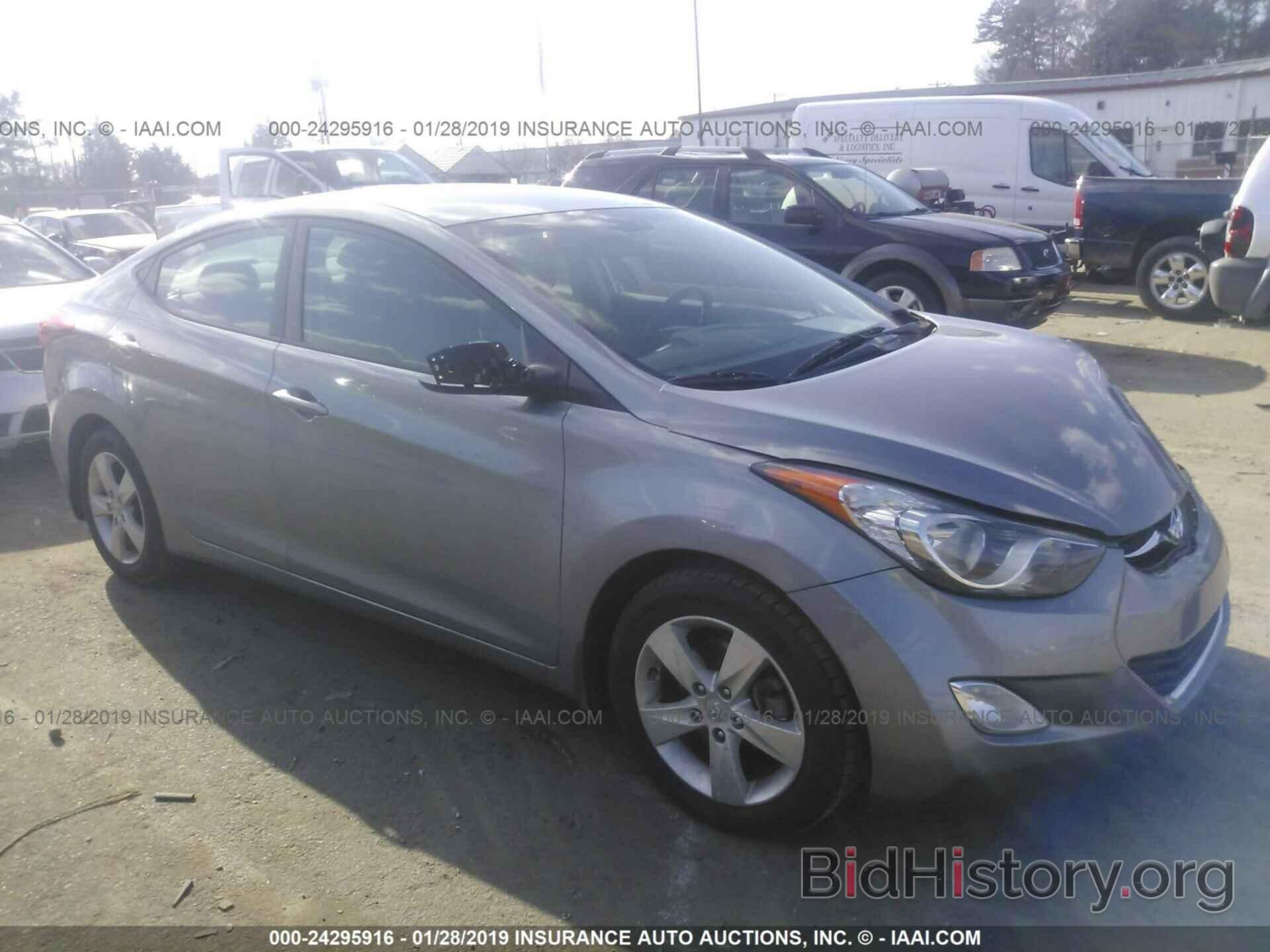 Photo KMHDH4AE1DU662482 - HYUNDAI ELANTRA 2013