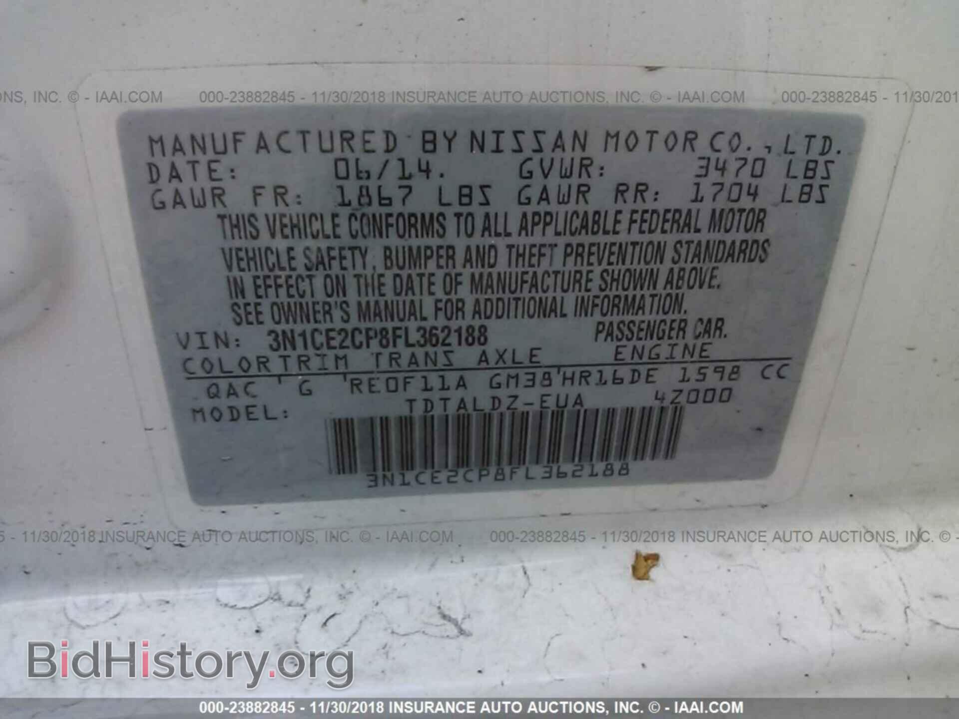 2015 NISSAN VERSA NOTE - VIN: 3N1CE2CP8FL362188 - Photo 9