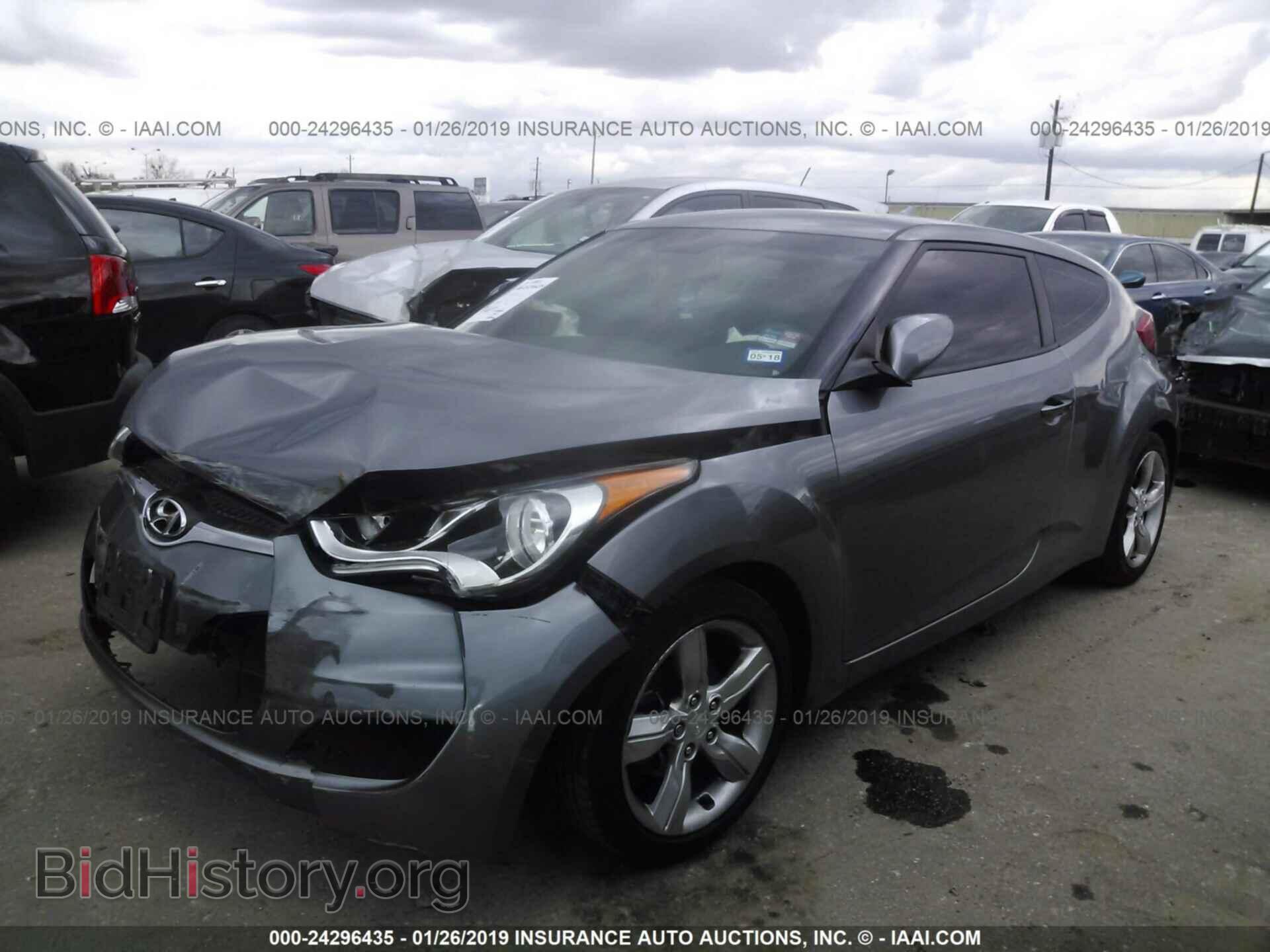 2014 HYUNDAI VELOSTER - VIN: KMHTC6AD1EU212751 - Фото 2