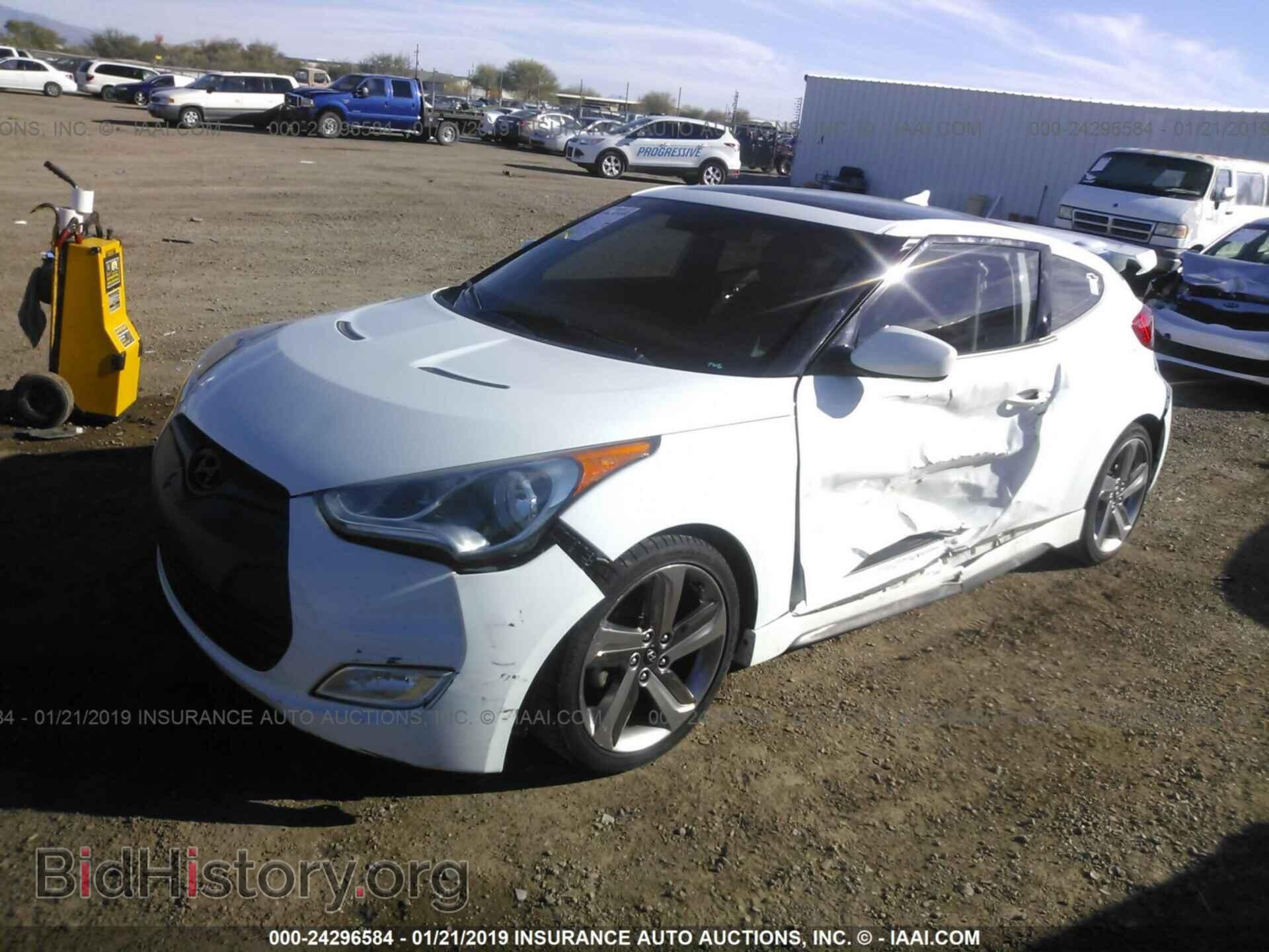 2013 HYUNDAI VELOSTER - VIN: KMHTC6AD5DU114580 - Фото 2