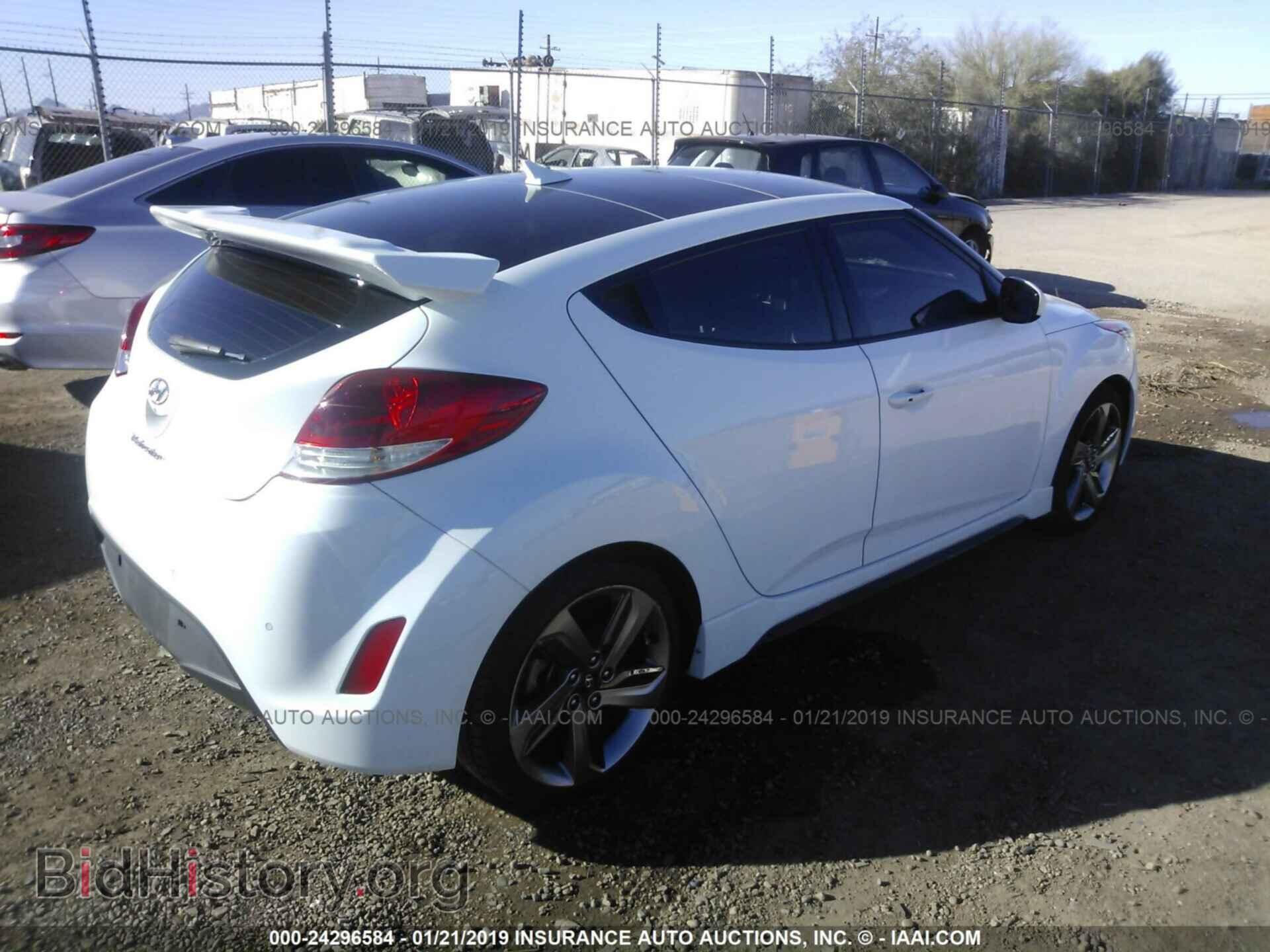2013 HYUNDAI VELOSTER - VIN: KMHTC6AD5DU114580 - Фото 4