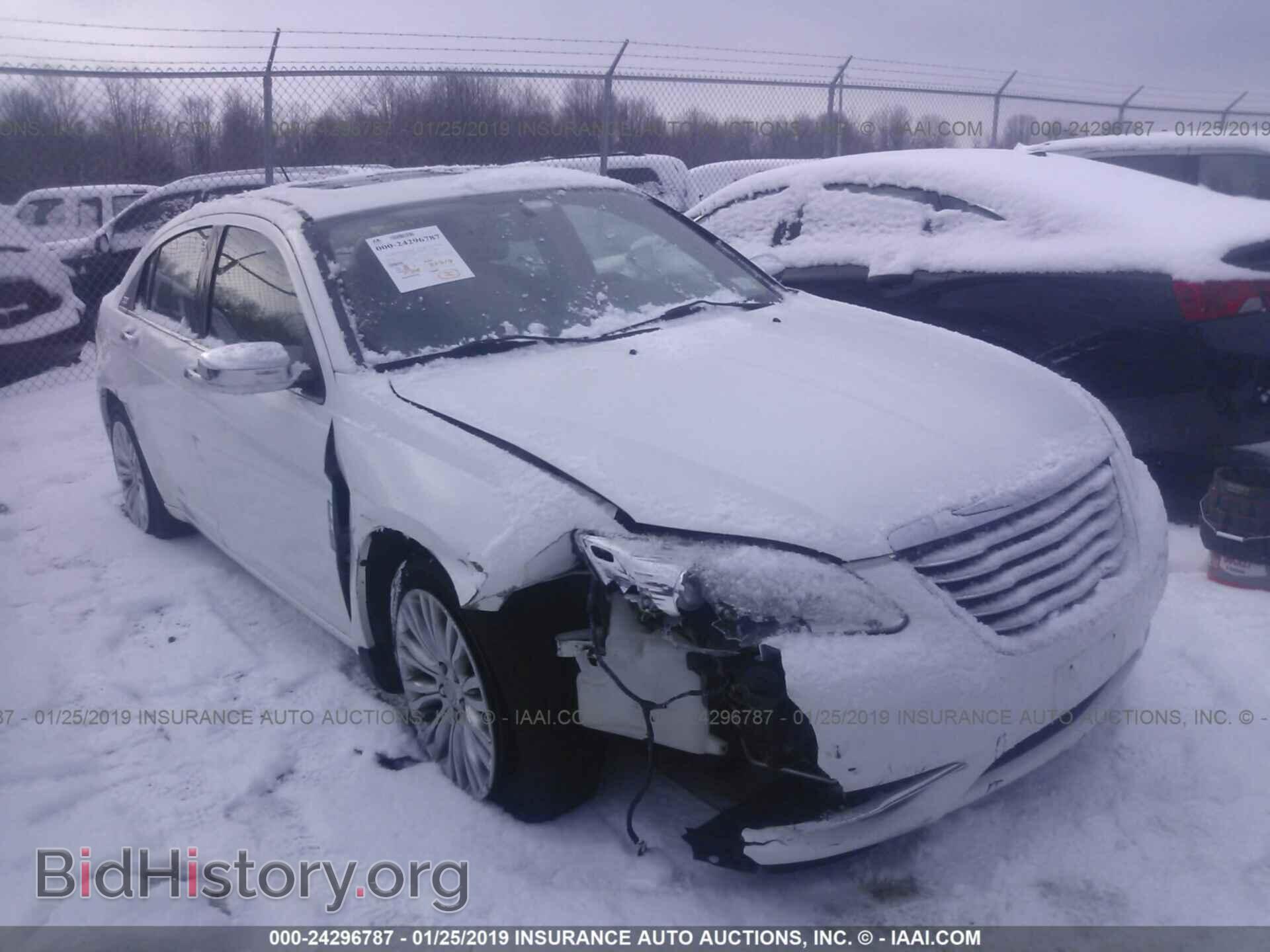 Фотография 1C3CCBCB3CN307669 - CHRYSLER 200 2012