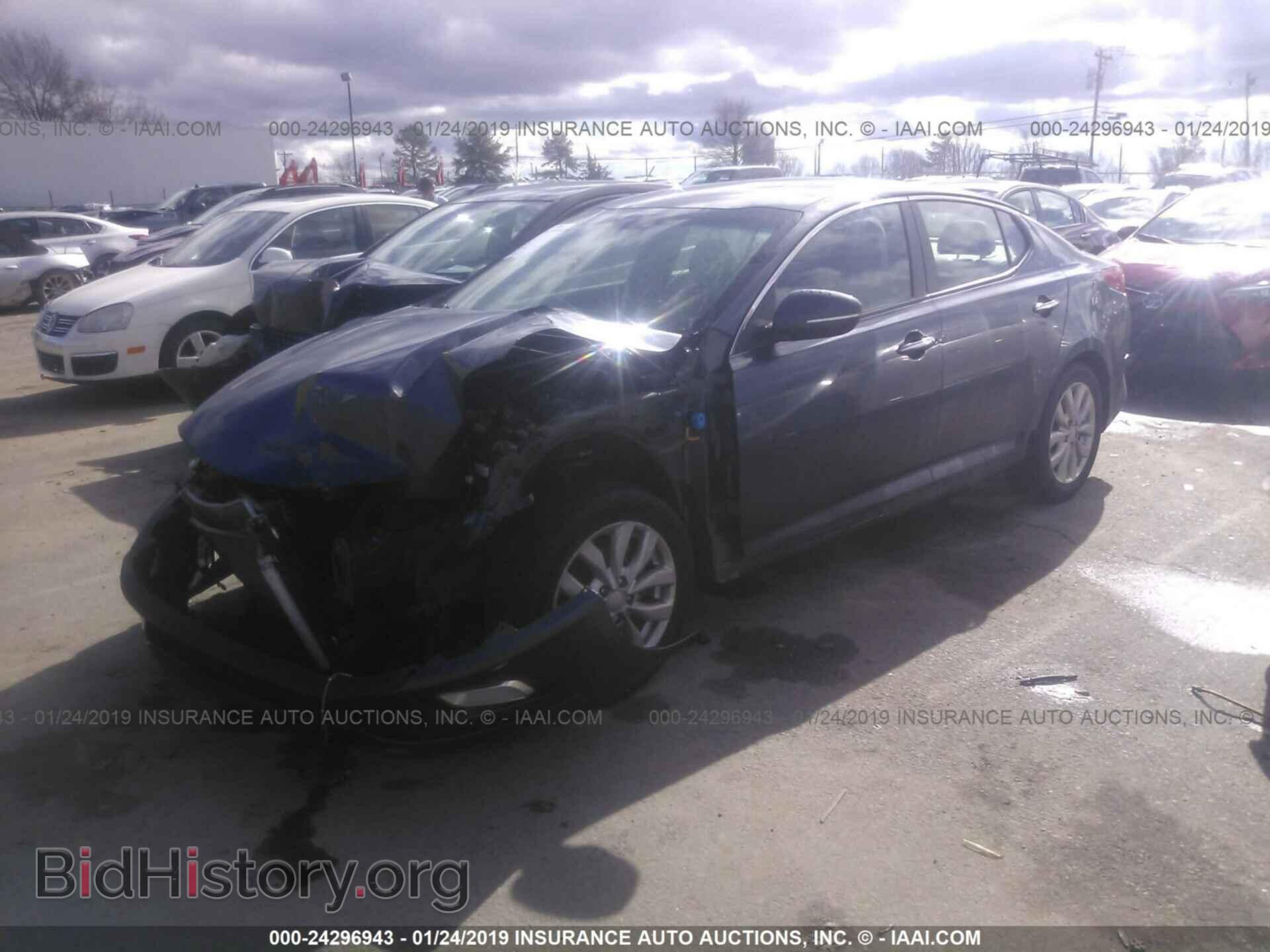 2015 KIA OPTIMA - VIN: 5XXGN4A79FG411083 - Фото 2
