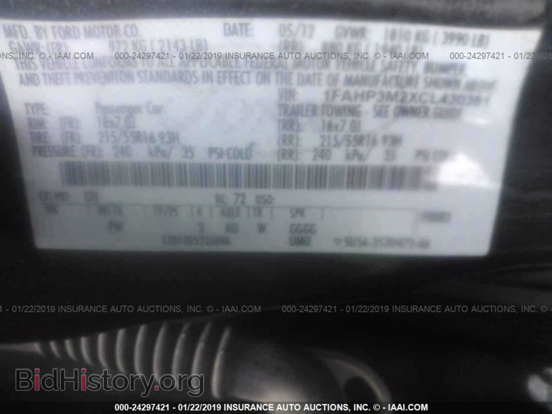 2012 FORD FOCUS - VIN: 1FAHP3M2XCL430381 - Photo 9