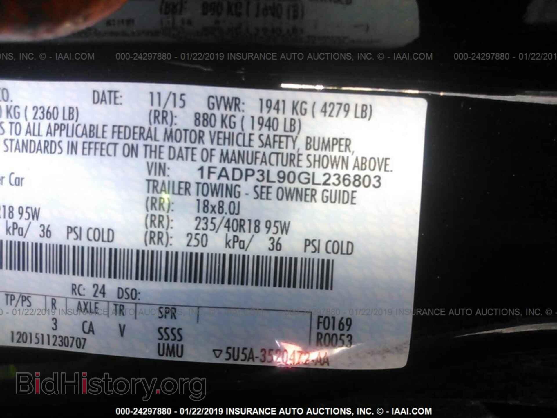 2016 FORD FOCUS - VIN: 1FADP3L90GL236803 - Photo 9