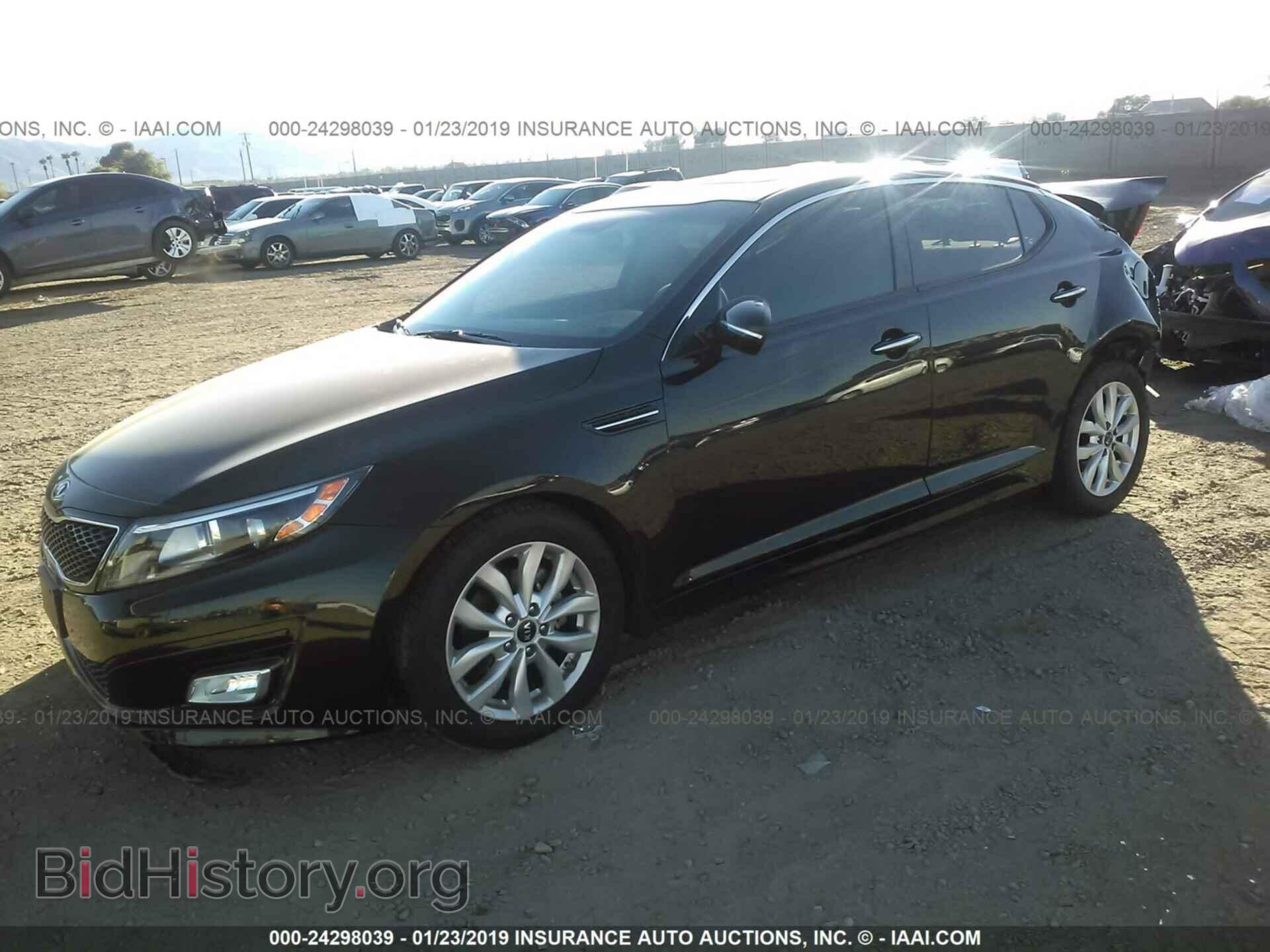 2015 KIA OPTIMA - VIN: KNAGM4A78F5630962 - Фото 2