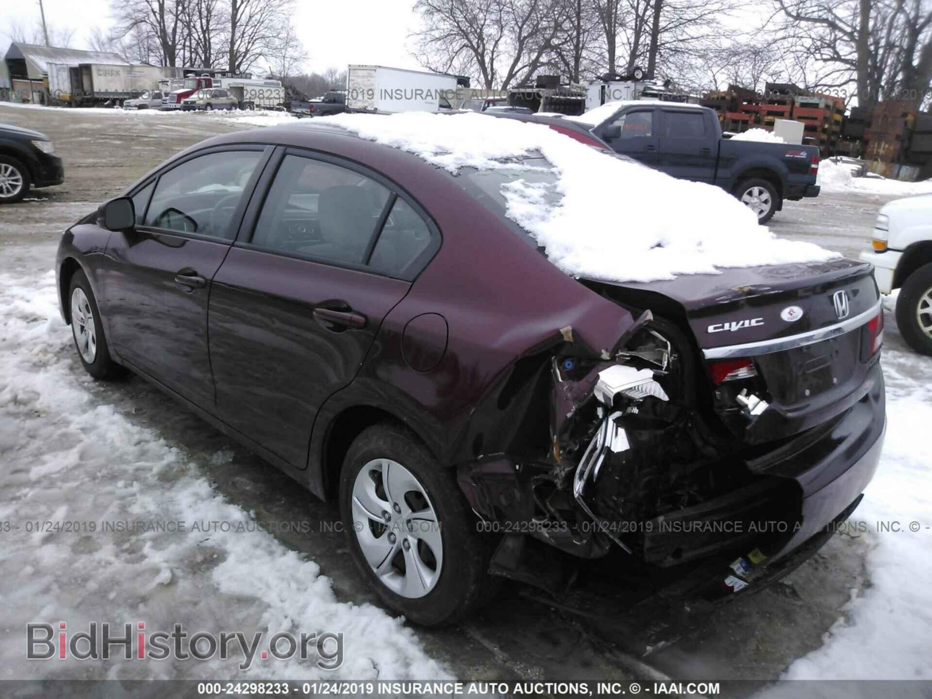 2013 HONDA CIVIC - VIN: 19XFB2F51DE285436 - Фото 3