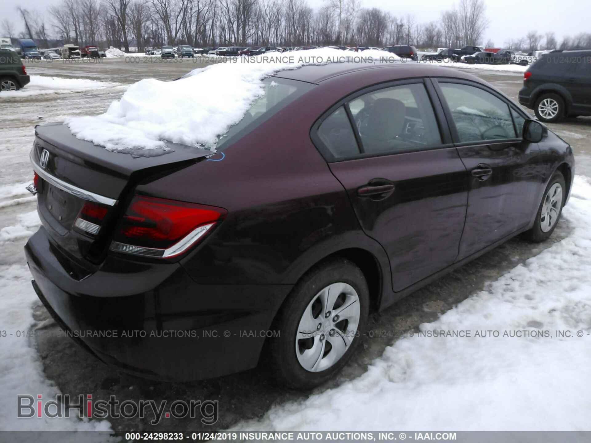 2013 HONDA CIVIC - VIN: 19XFB2F51DE285436 - Фото 4