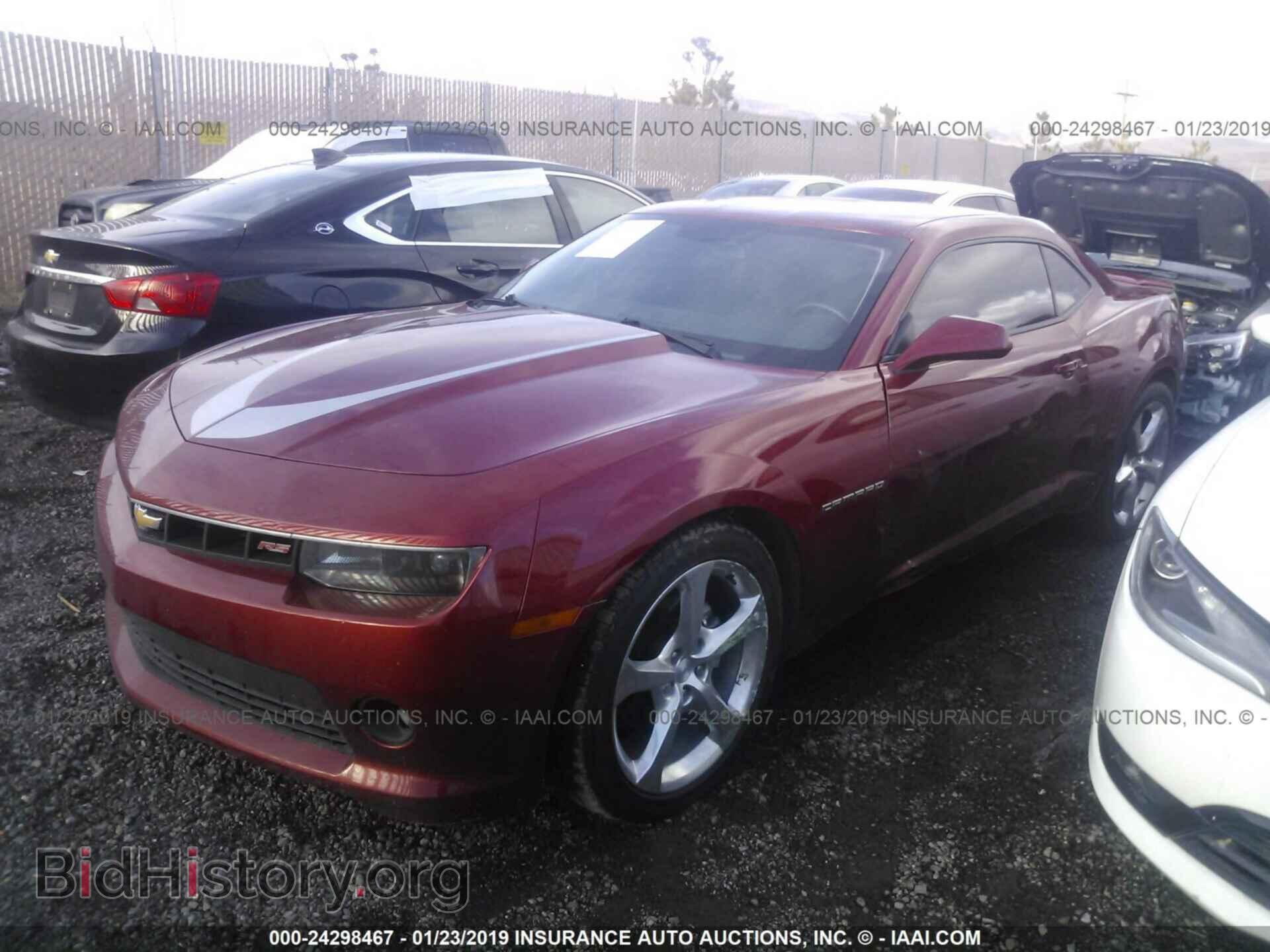 2014 CHEVROLET CAMARO - VIN: 2G1FF1E35E9257310 - Фото 2