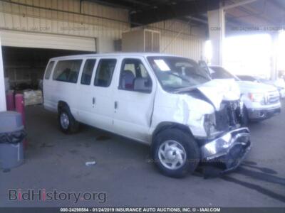 2008 Ford ECONOLINE E350 Super Duty Wagon, white — VIN 1FBSS31L28DA77636, IAAI