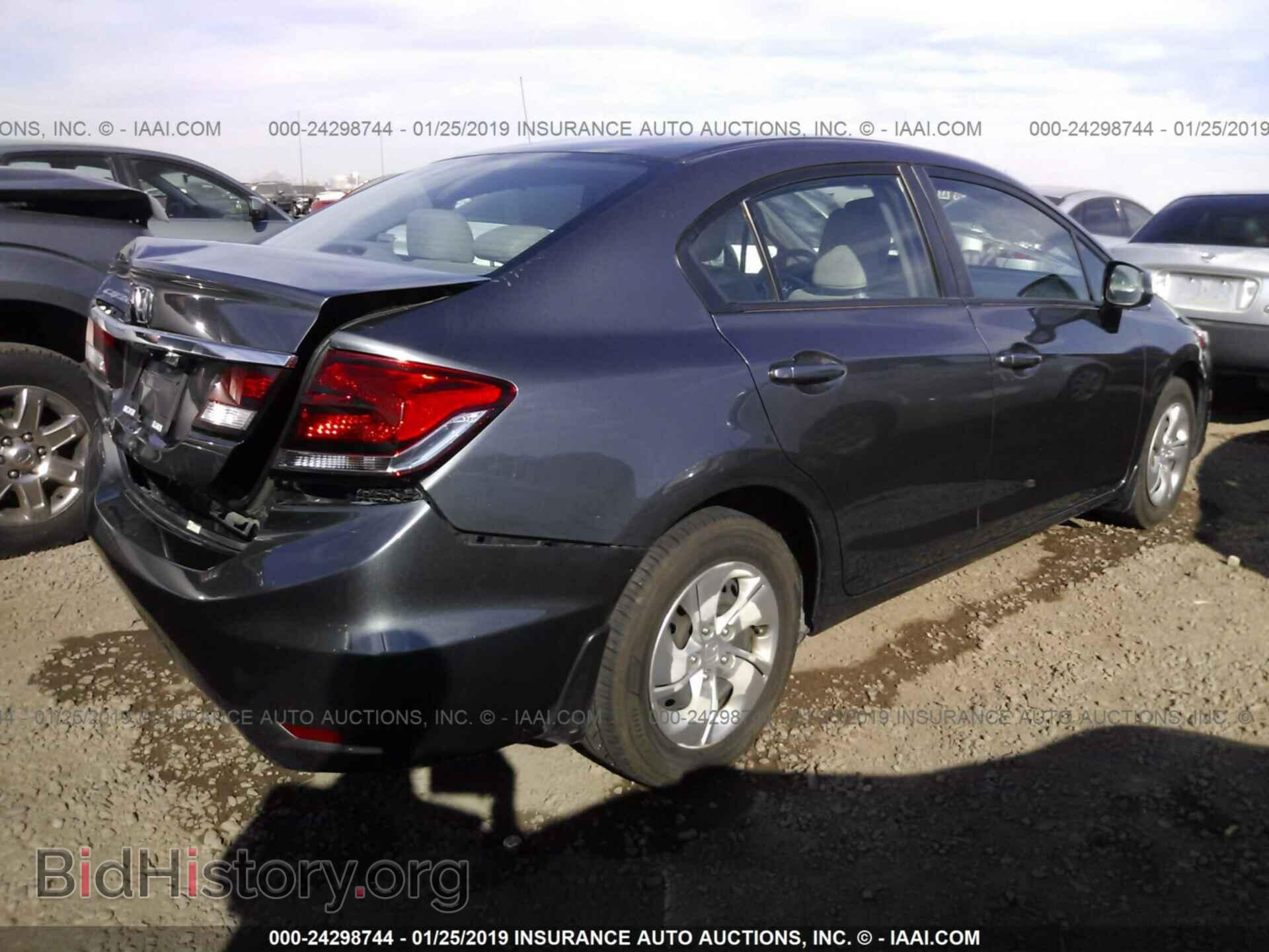 2013 HONDA CIVIC - VIN: 19XFB2F58DE040505 - Фото 4